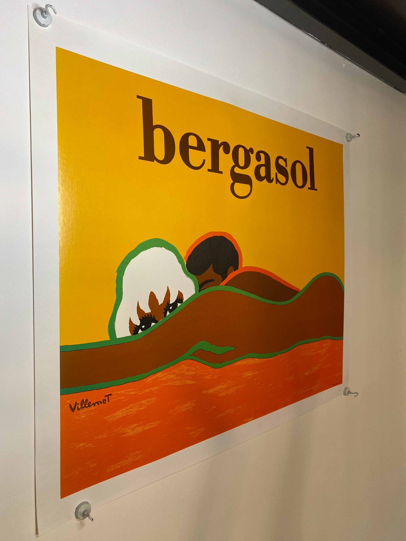 Affiche Collection  Bergasol par Villemot Bernard, 1970