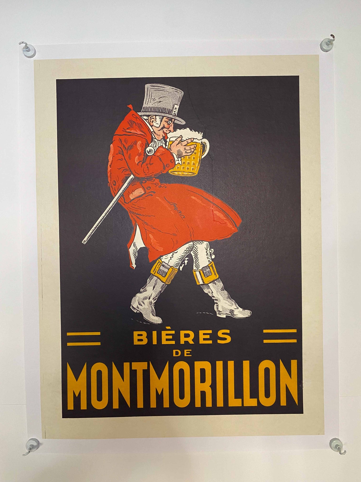 Affiche Vintage Bières de Montmorillon     1920