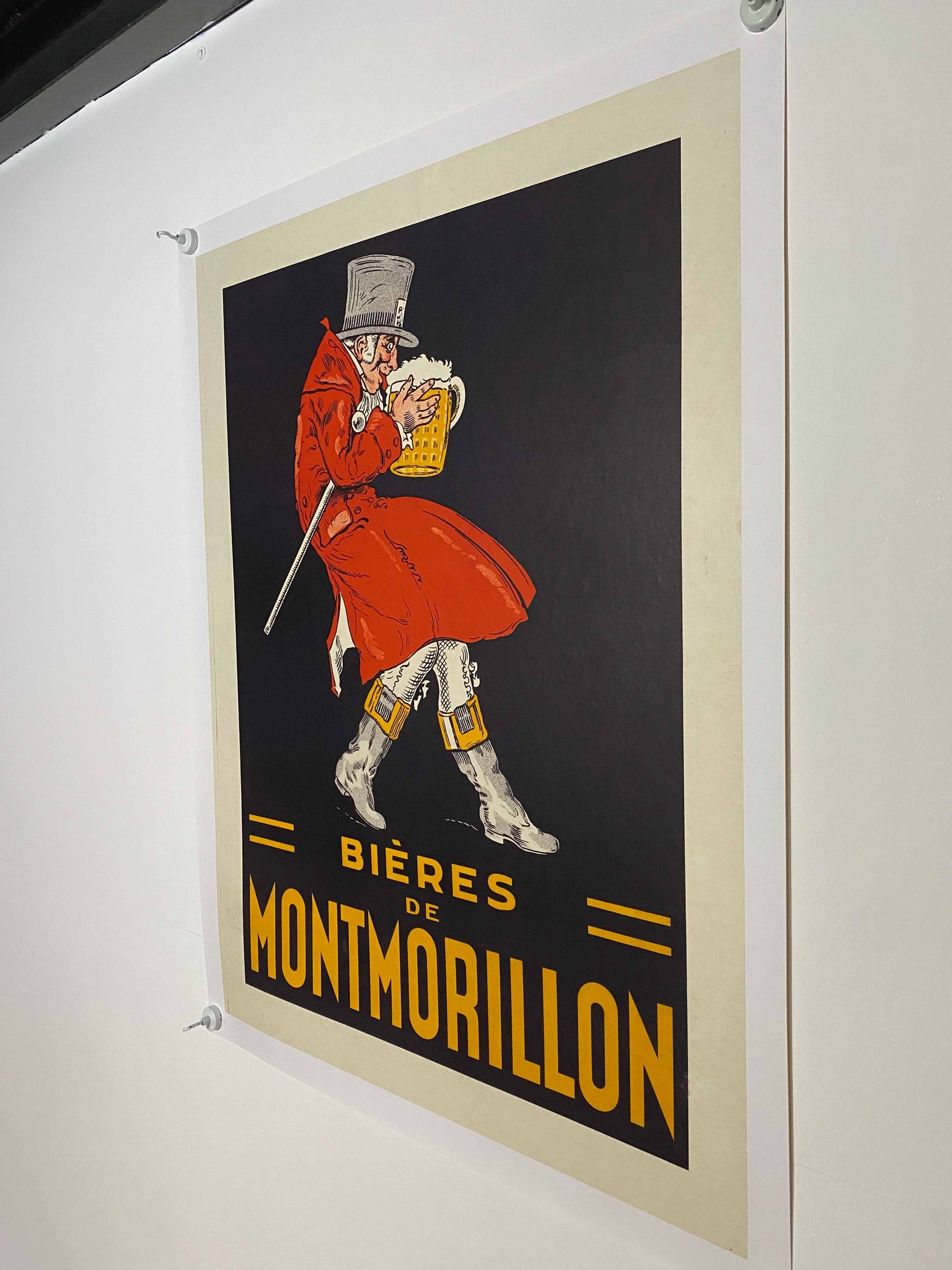 Affiche Originale Bières de Montmorillon     1920