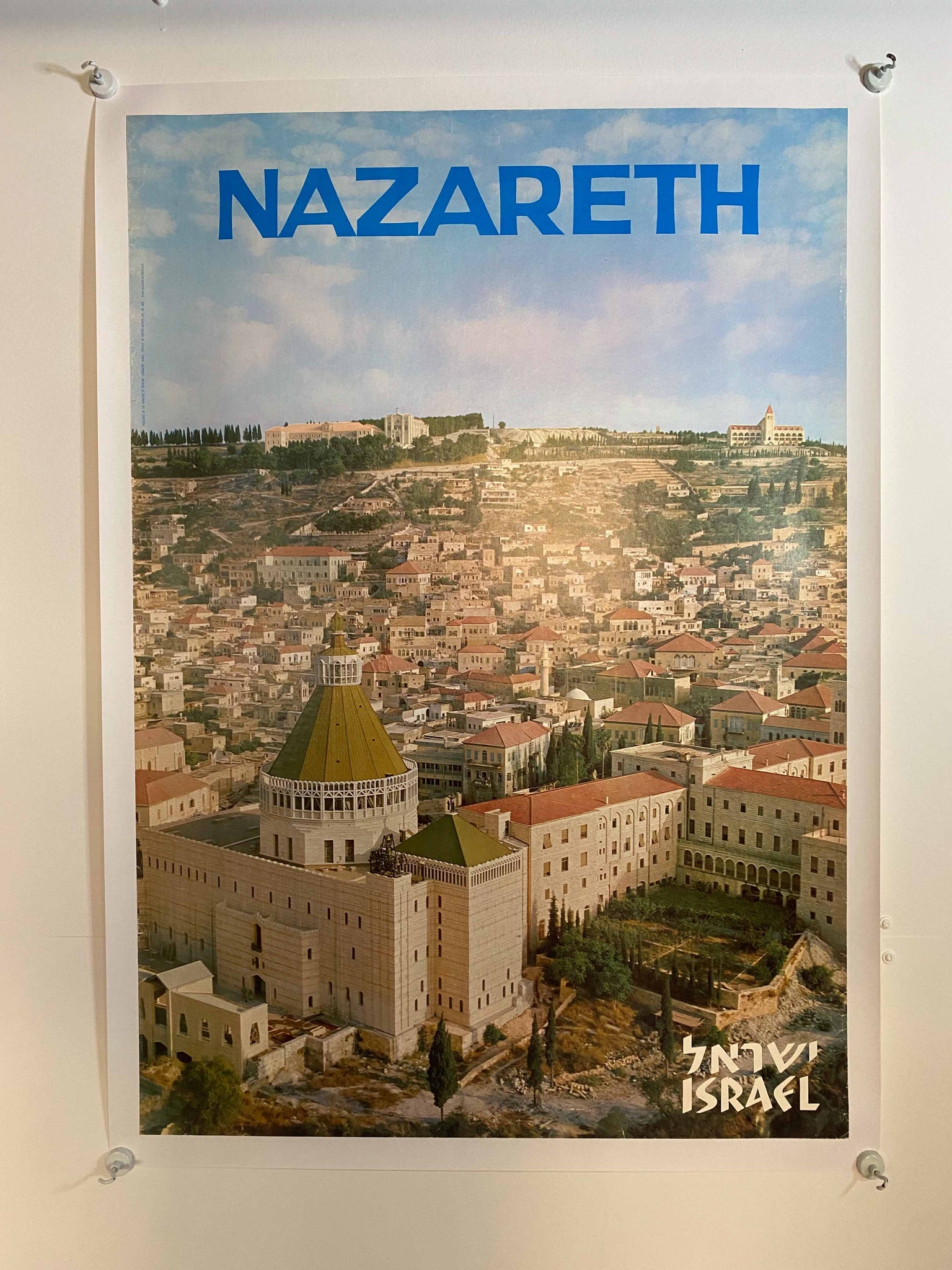 Affiche Originale Nazareth Israel    par David Rubinger, 1960