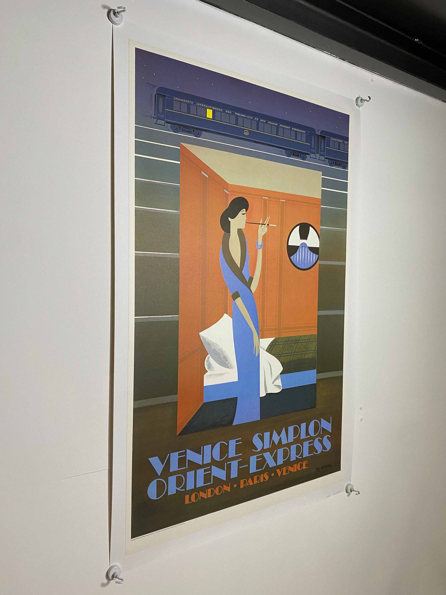 Affiche collection Wagon Lit - Venice Simplon Orient-Express Par Fix-Masseau, 1981