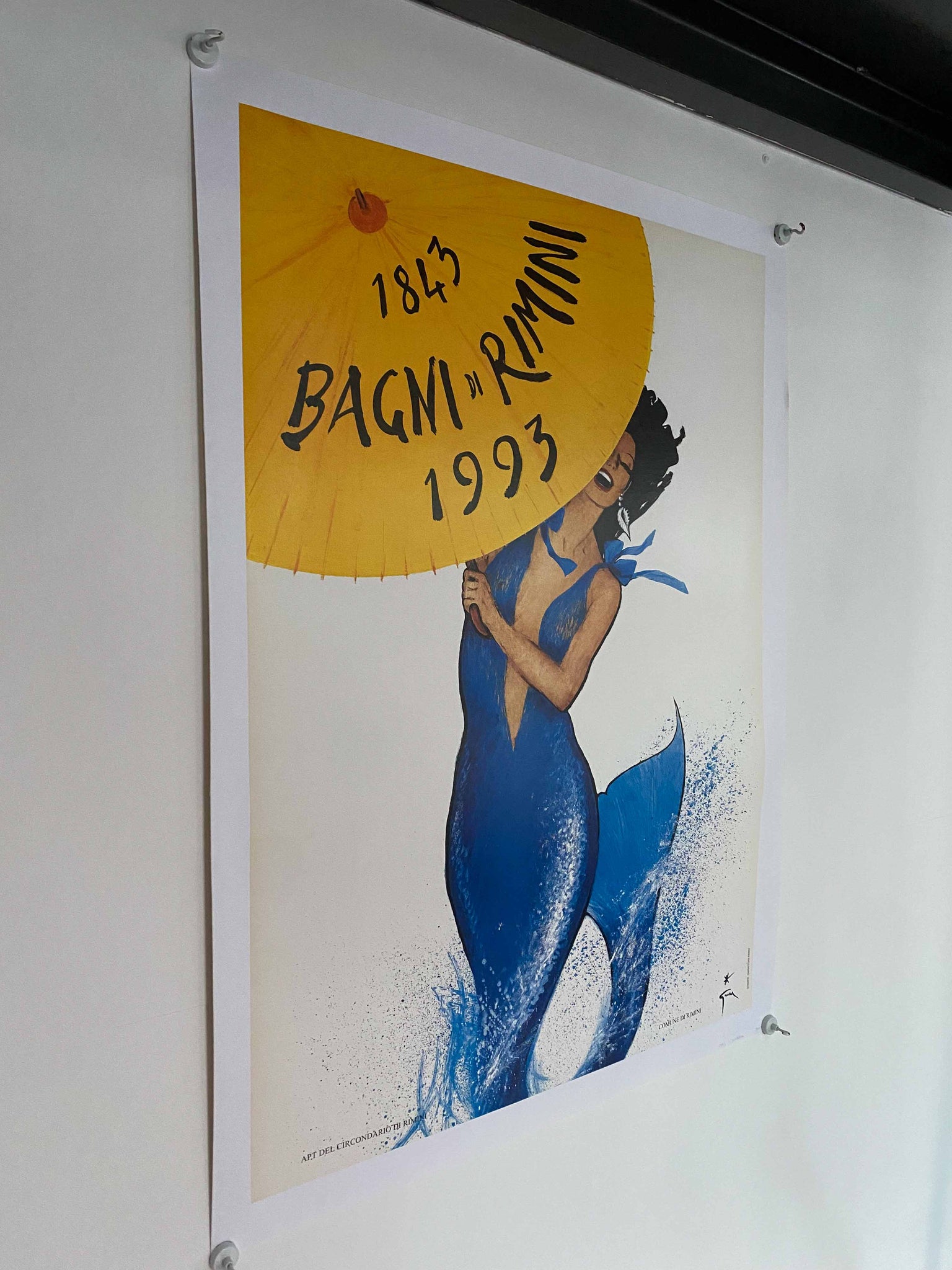 Affiches originale Bagni di Rimini      René Gruau, 1993