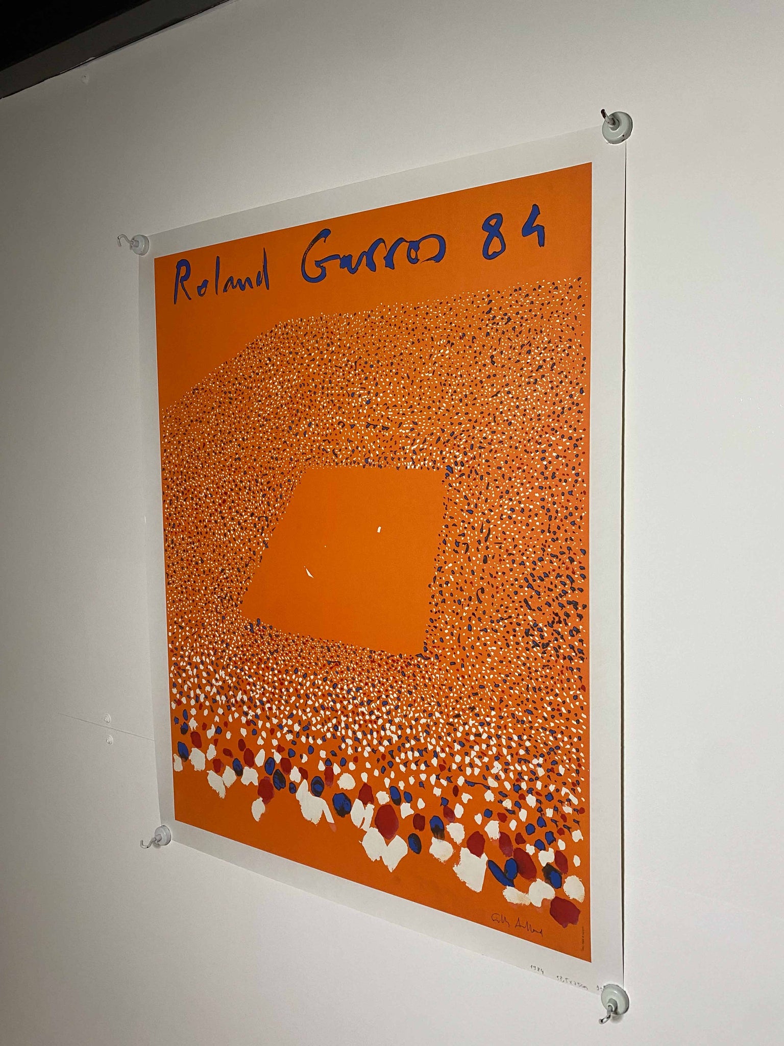 Affiche collection Roland Garros 1984 Par Gilles Aillaud