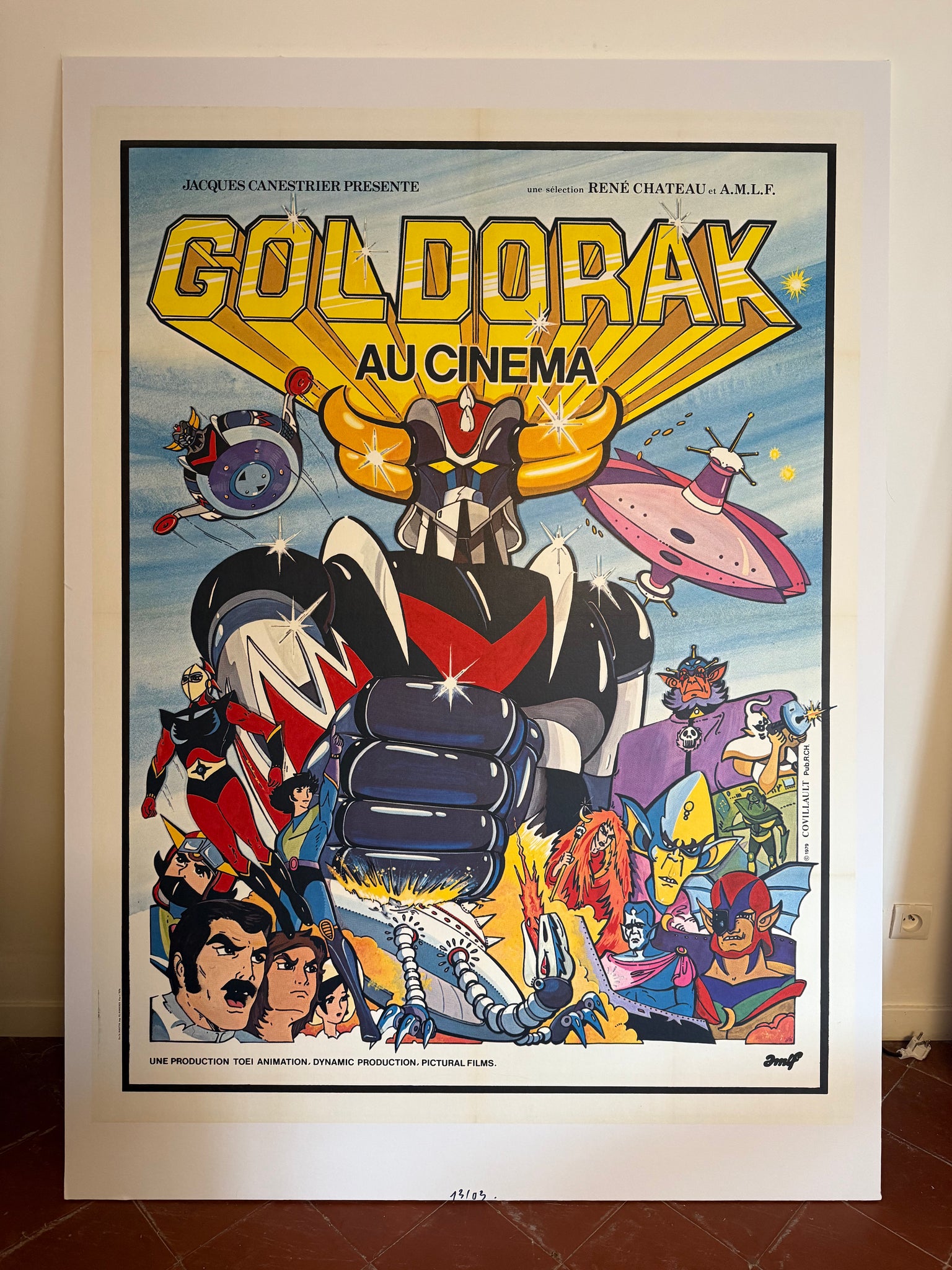 PRE ORDER Affiche Cinéma Originale - Goldorak - 1979