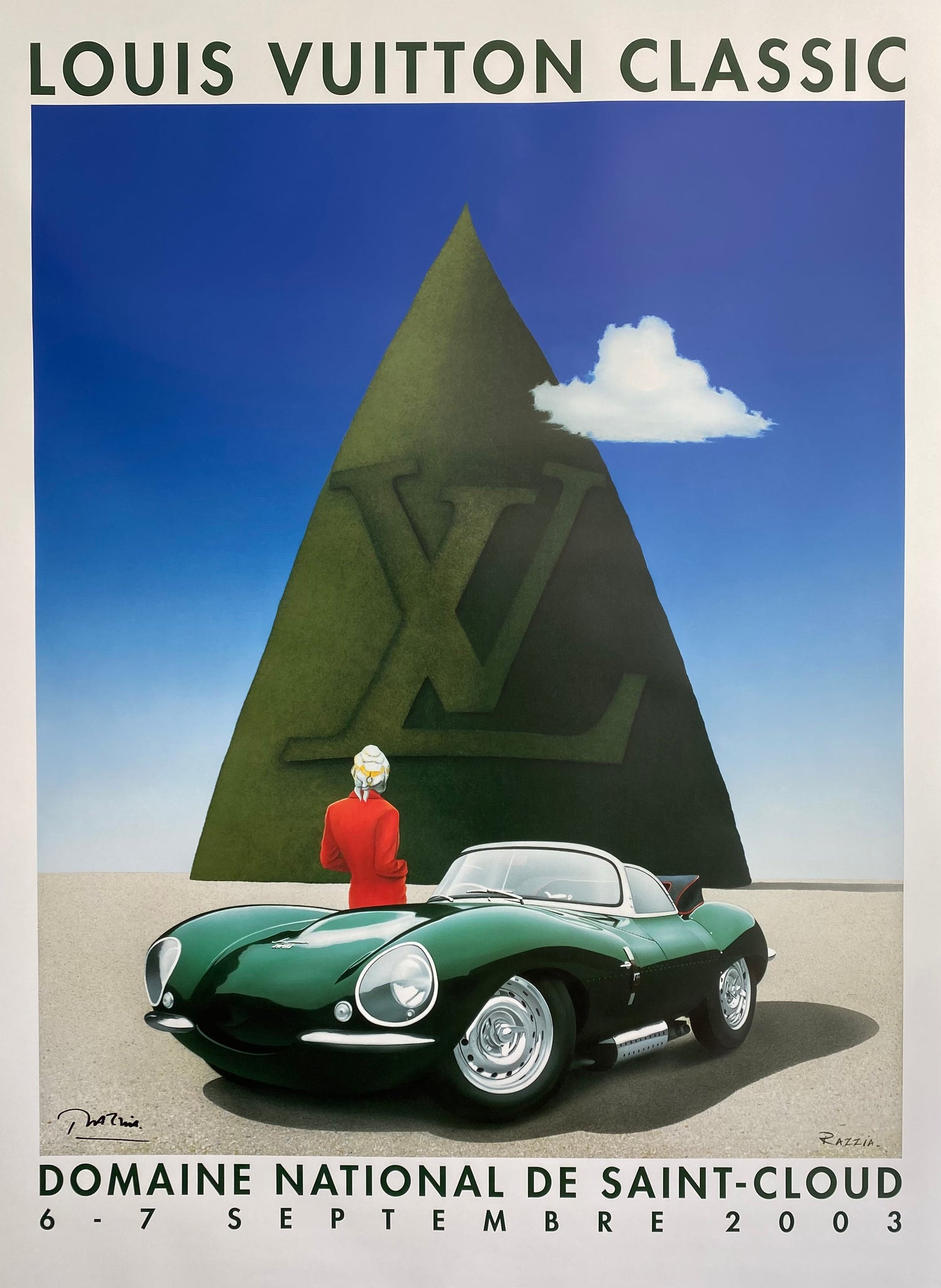 Louis Vuitton Bagatelle 1996 Concours d'Elegance Razzia poster - l