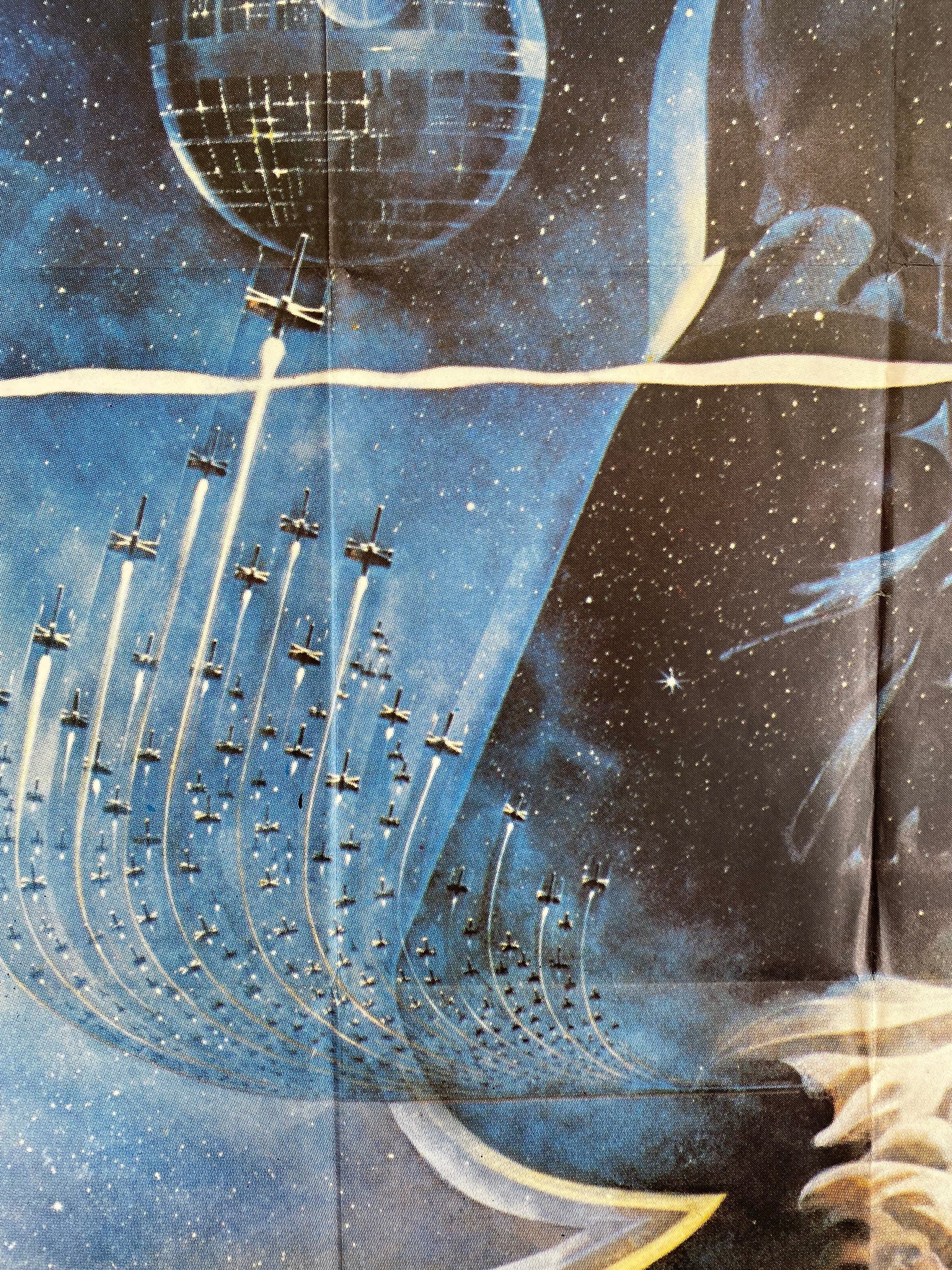 Affiche Cinéma Star Wars Un Nouvel Espoir de 1977. 