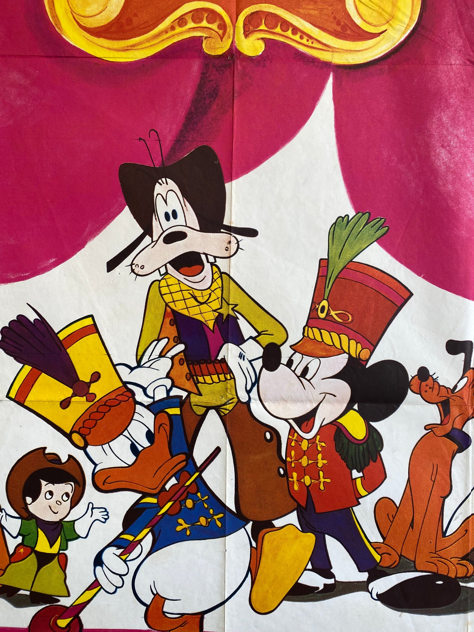 Affiche Cinéma Grande Parade de Disney de 1969.