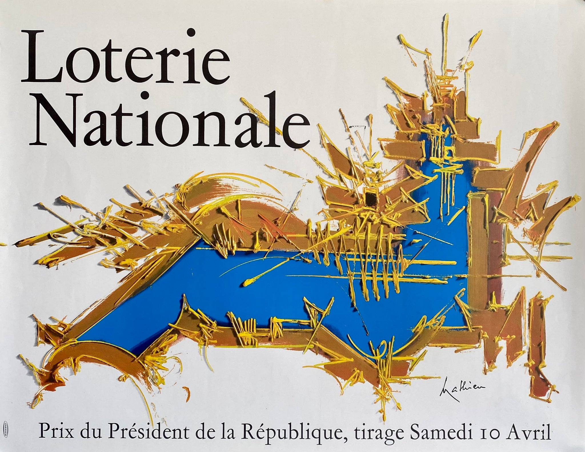 Affiche loterie Nationale   Par Mathieu 