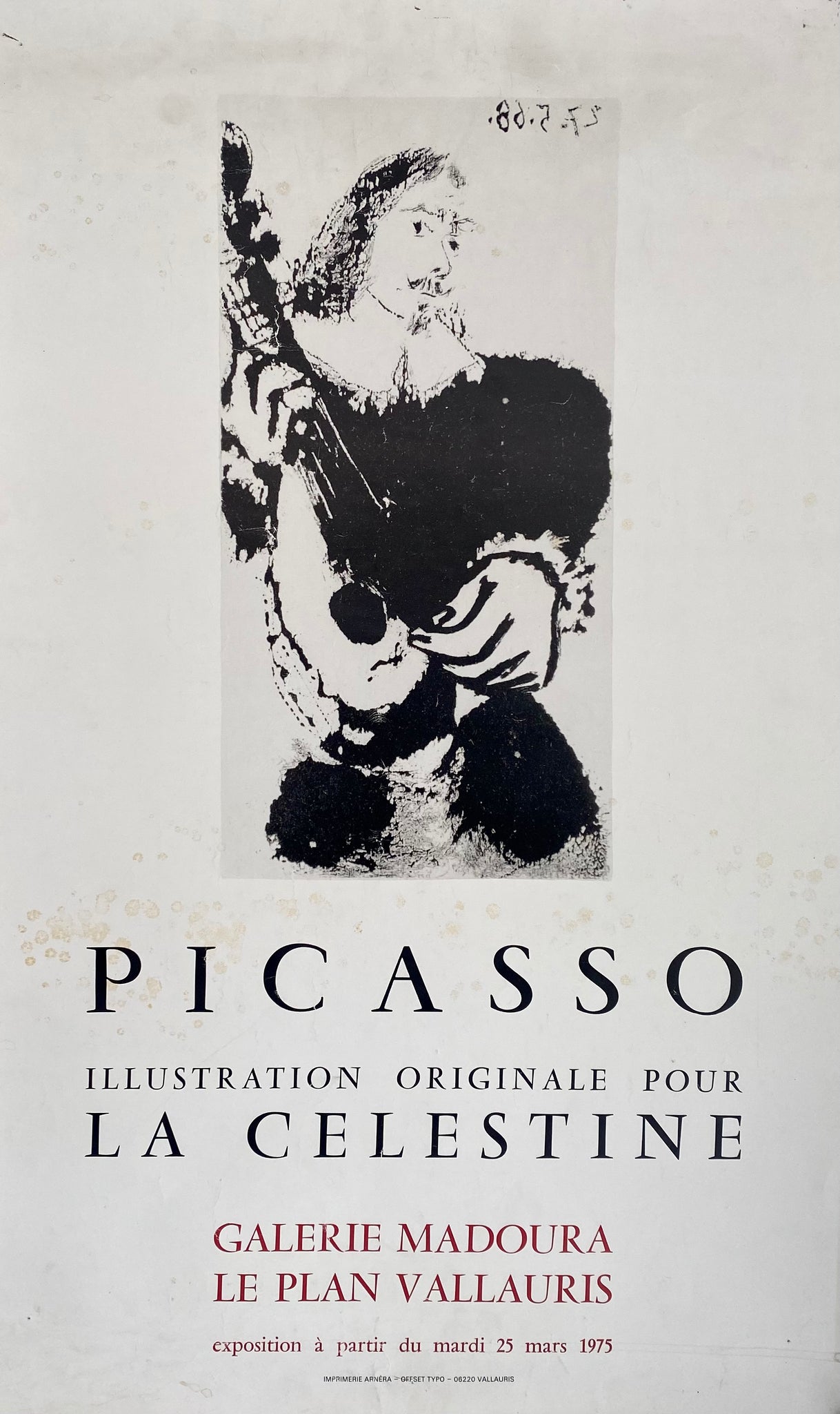 Affiche galerie Madoura - La Celestine Par Pablo Picasso, 1975