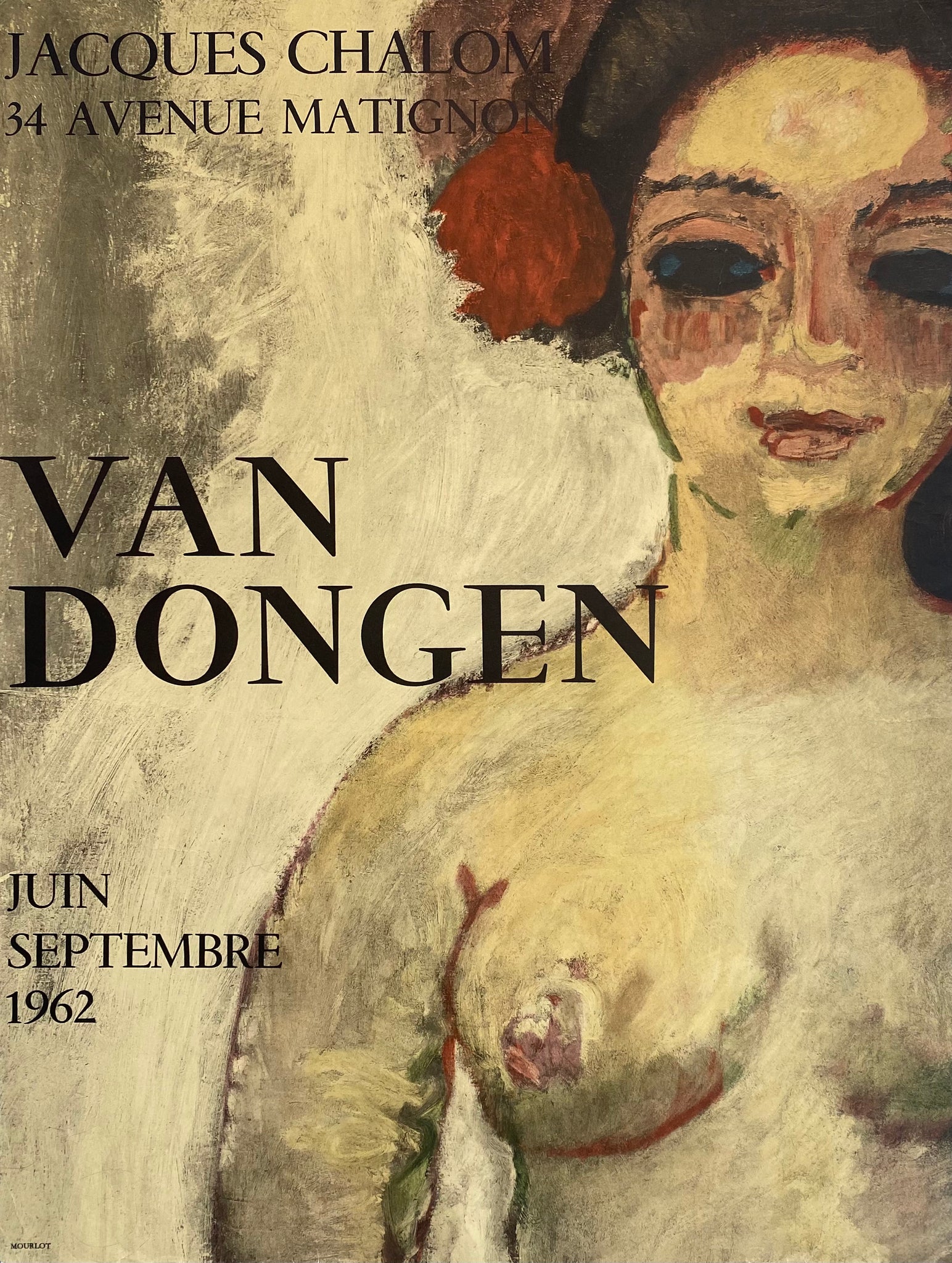 Affiche Galerie Collection Van Dongen 1962