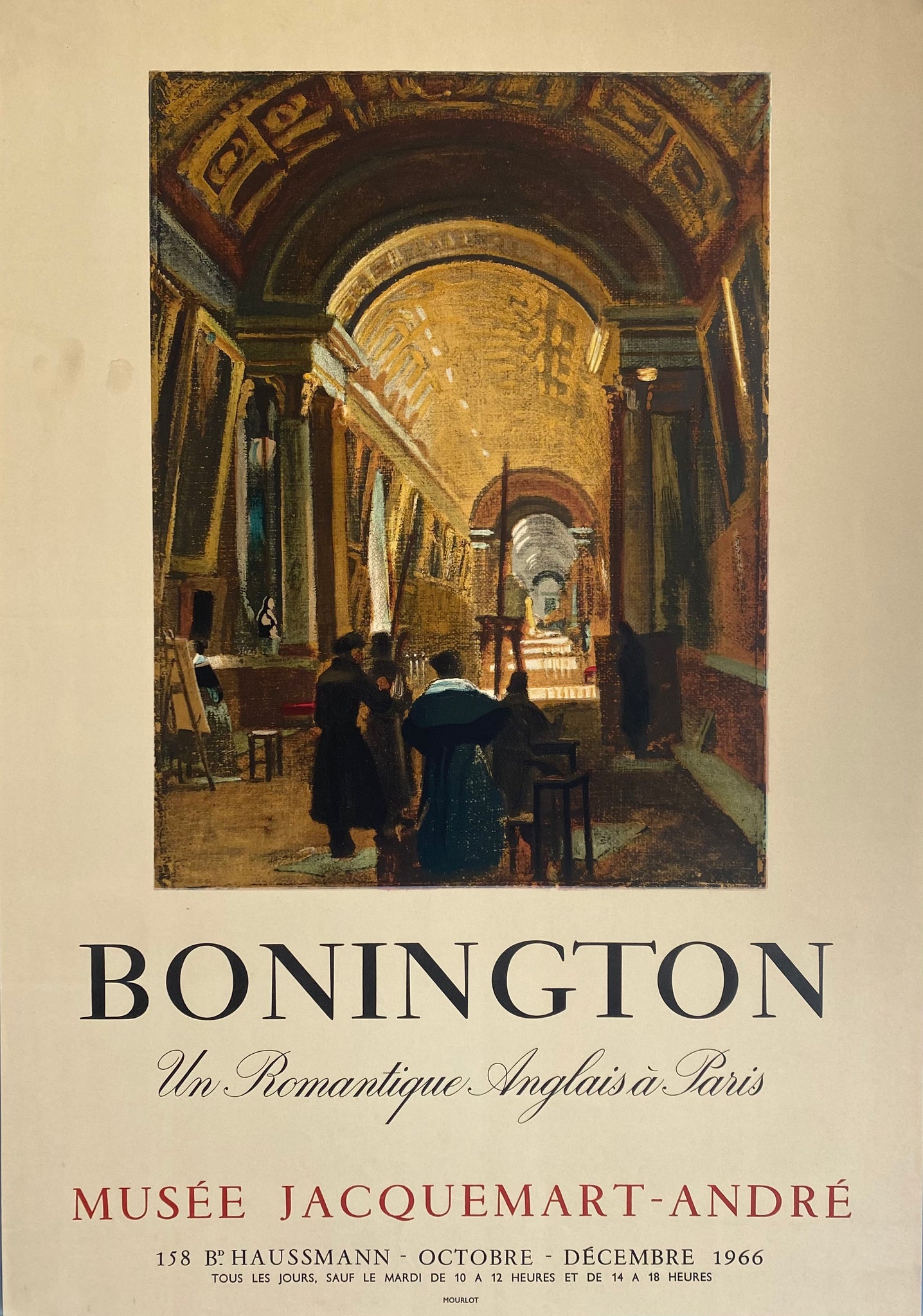 Affiche Collection Musée Jacquemart-André - Bonington 1966