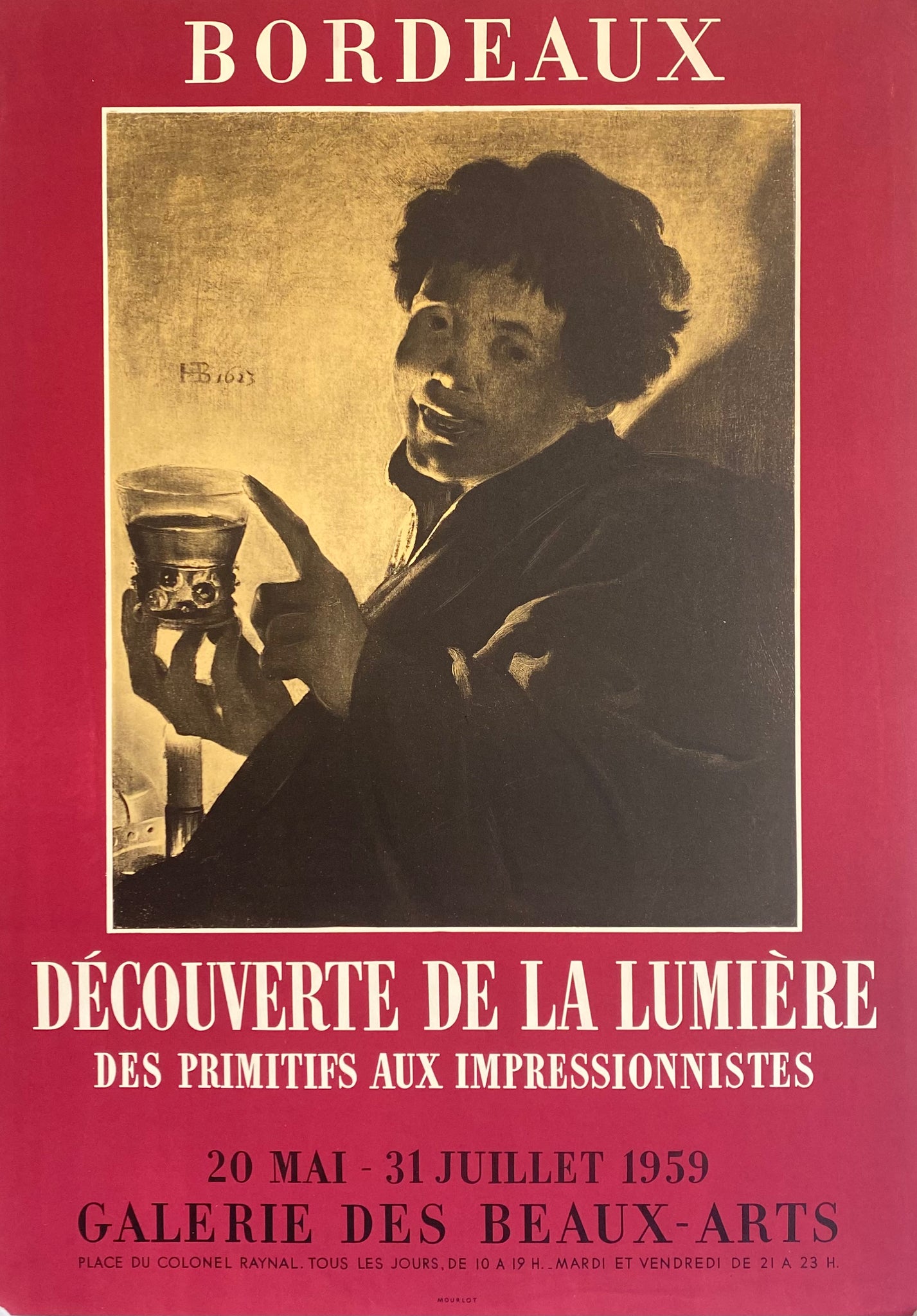 Affiche Collection Galerie des Beaux-Arts - Découverte de la Lumière 1959