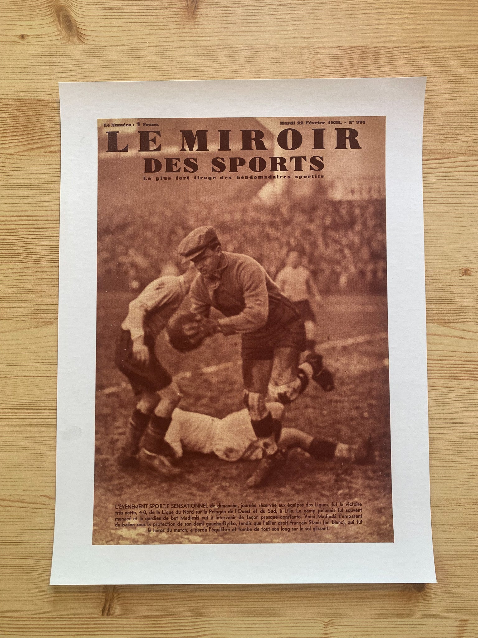 Le Miroir des Sports  - Rugby - Février 1938 N°991