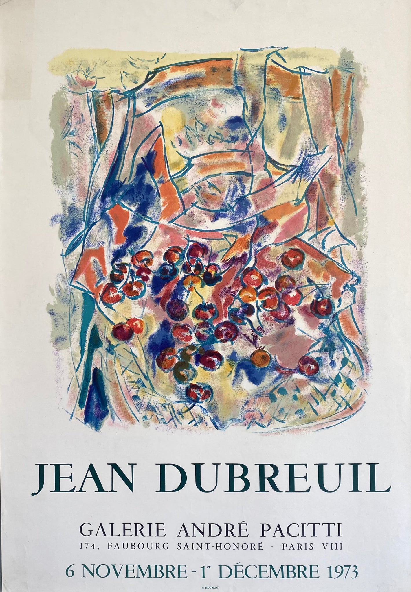Affiche Collection Galerie André Pacitti - Jean Dubreuil 1973