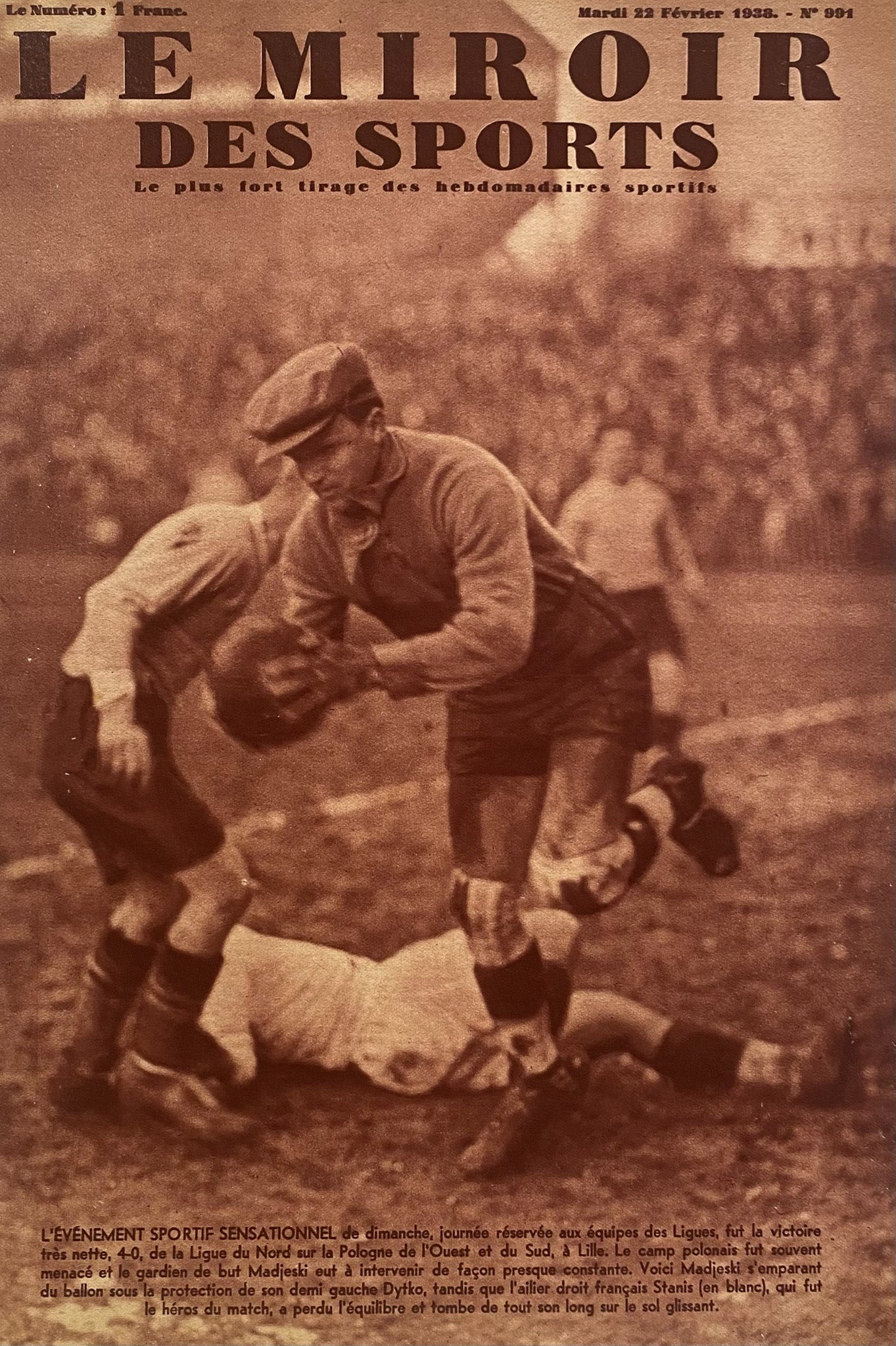 Le Miroir des Sports  - Rugby - Février 1938 N°991