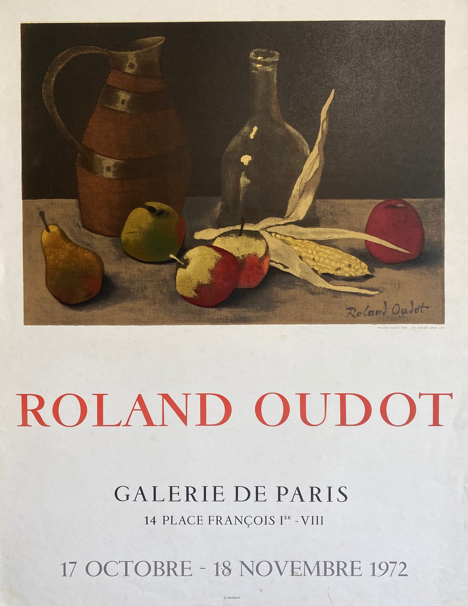 Affiche Collection Galerie de Paris - Roland Oudot 1972