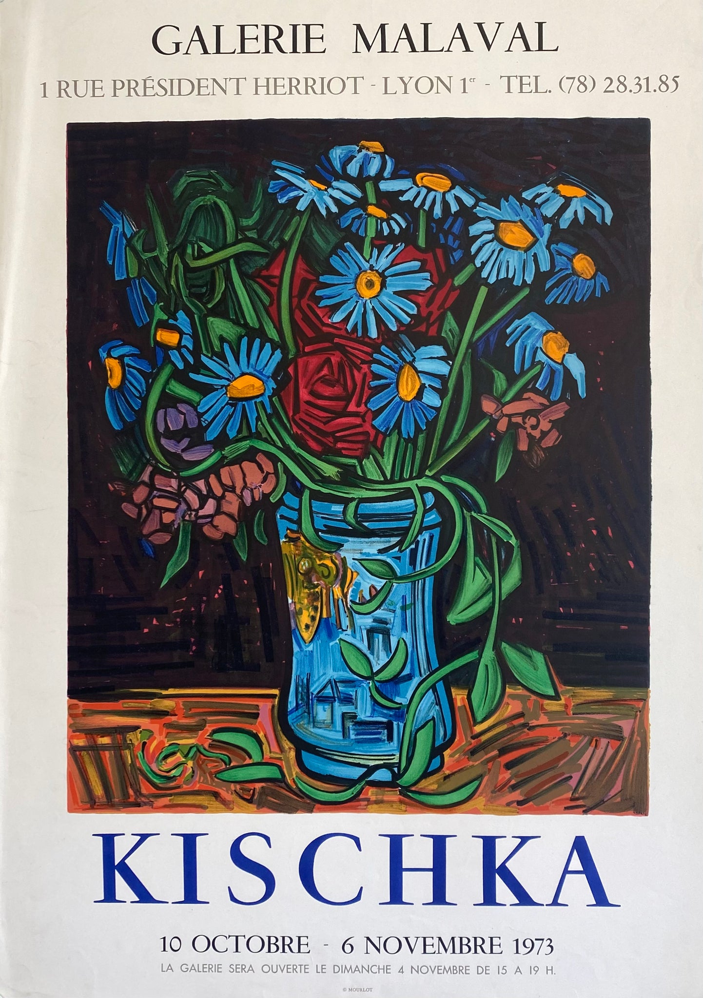 Affiche Collection Galerie Malaval - Kischka 1973
