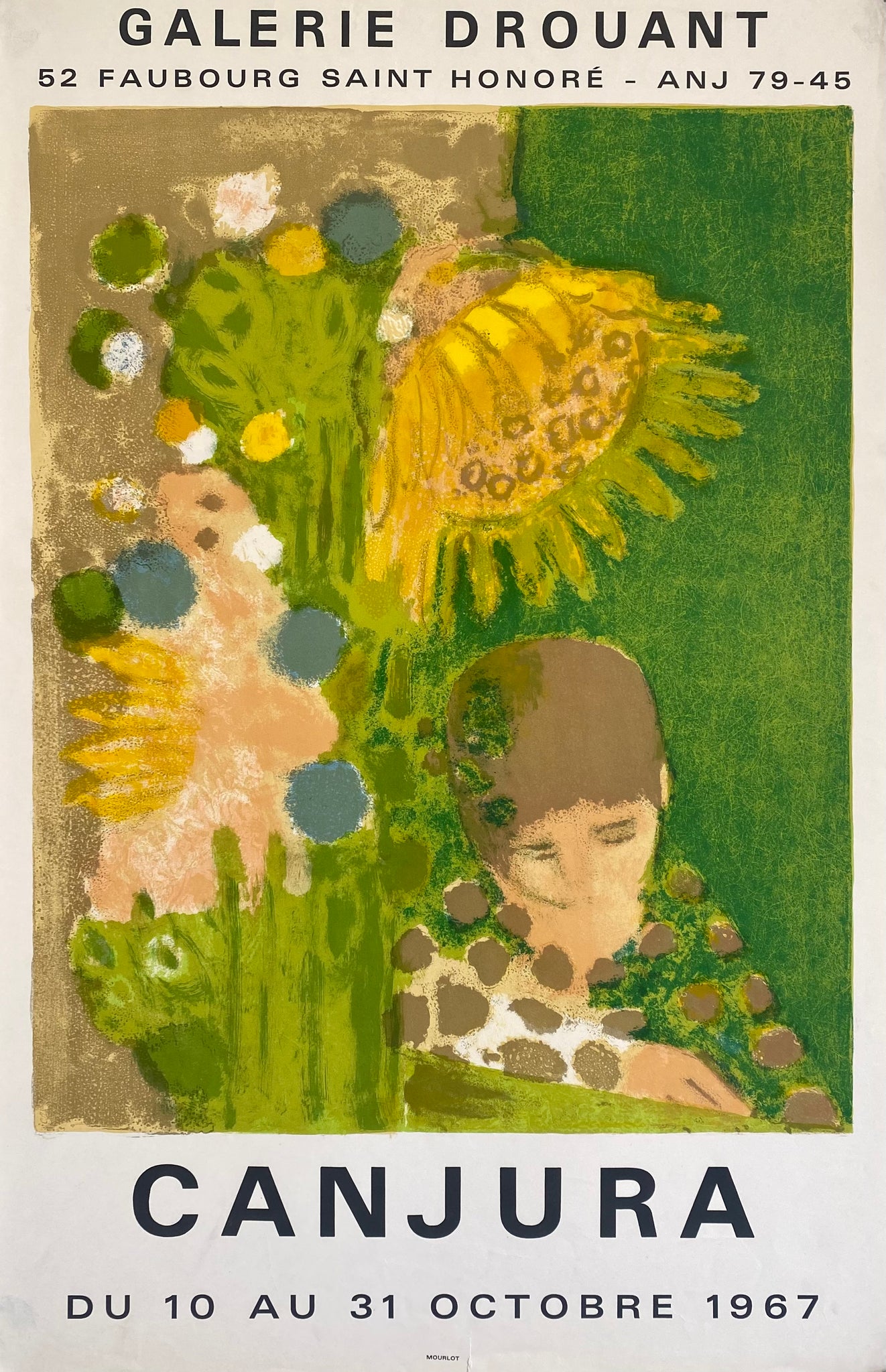 Affiche Collection Galerie Drouant - Canjura 1967