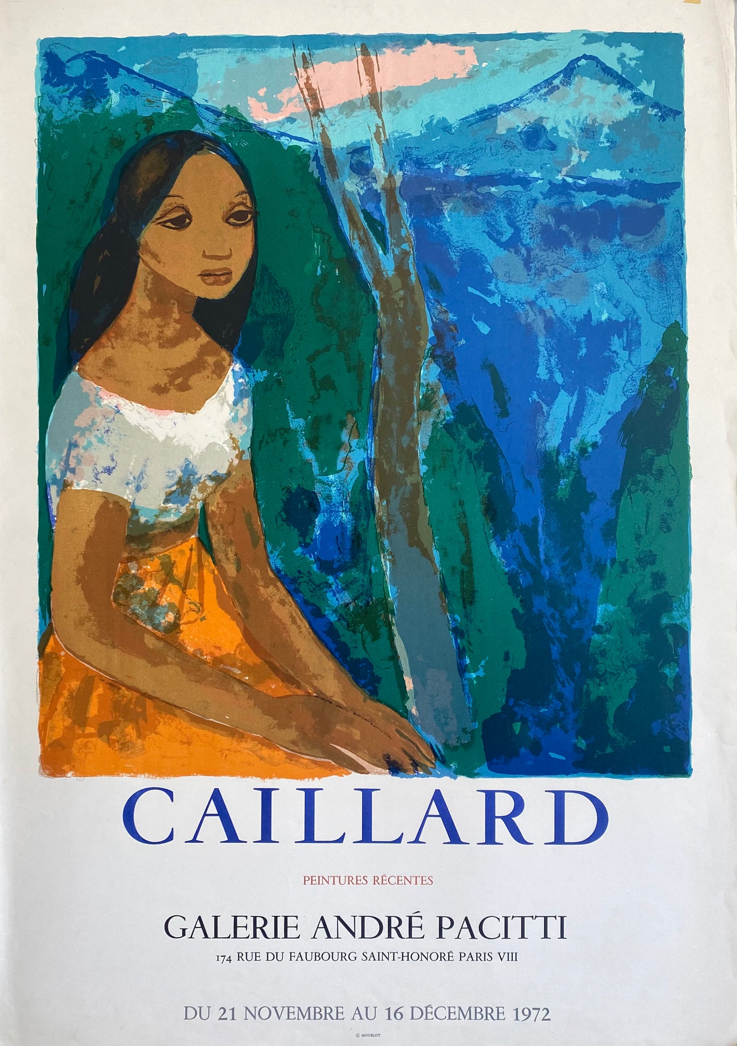 Affiche Collection Galerie André Pacitti - Caillard 1972