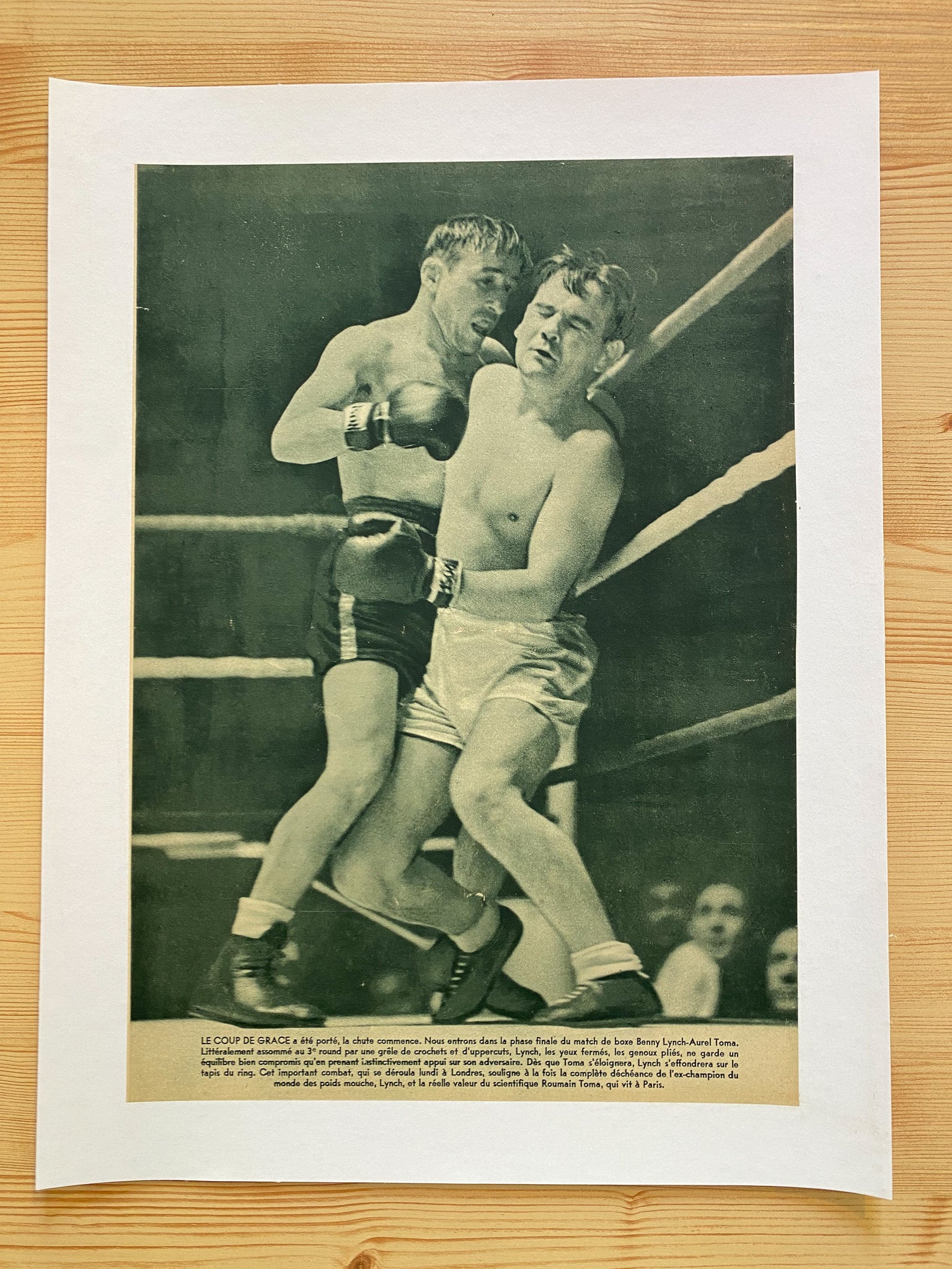 Le Miroir des Sports  - Championnat de France Boxe Circa 1935