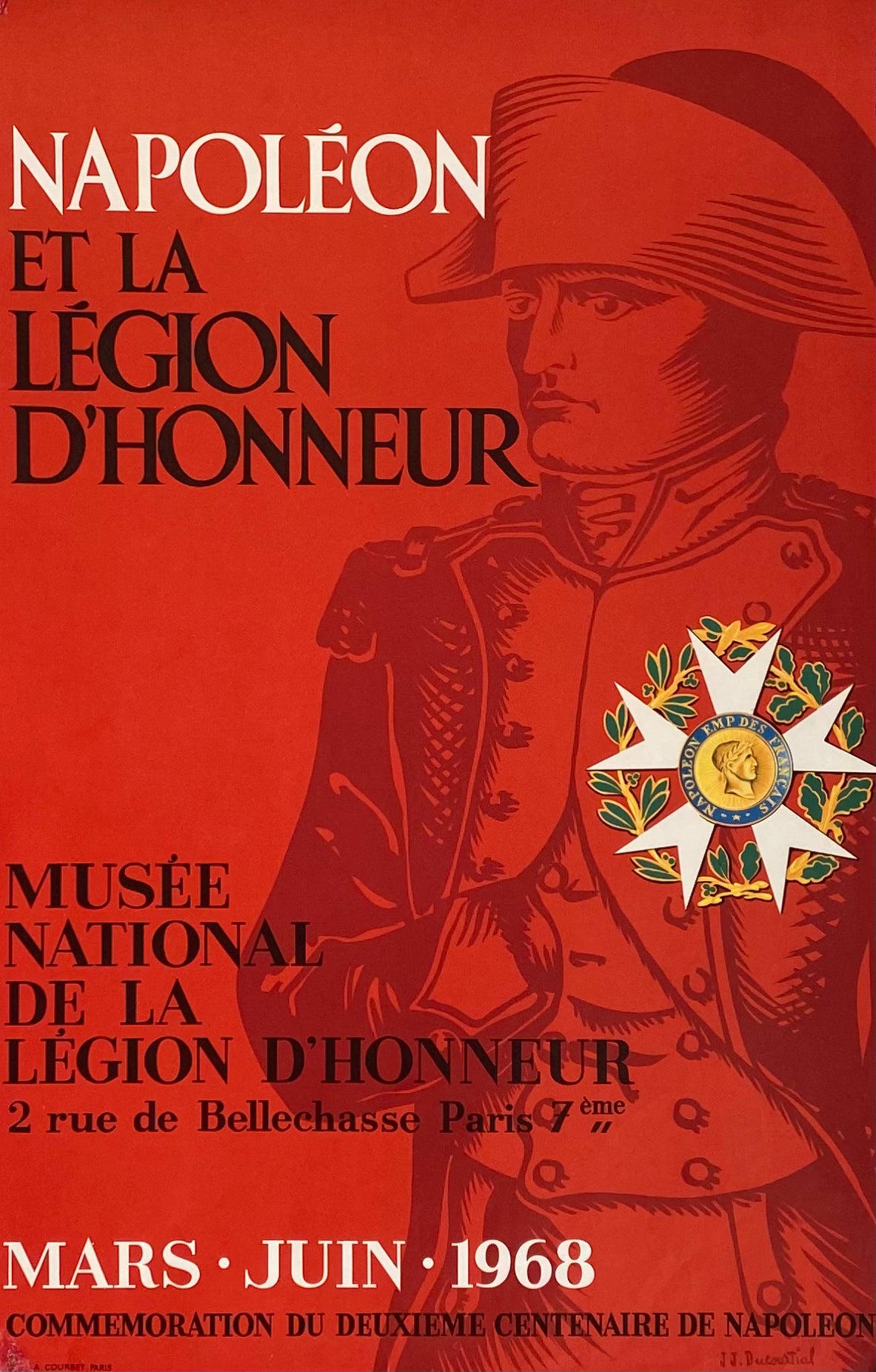Affiche Collection Musée National de la Légion d'Honneur - Ducourtial 1968