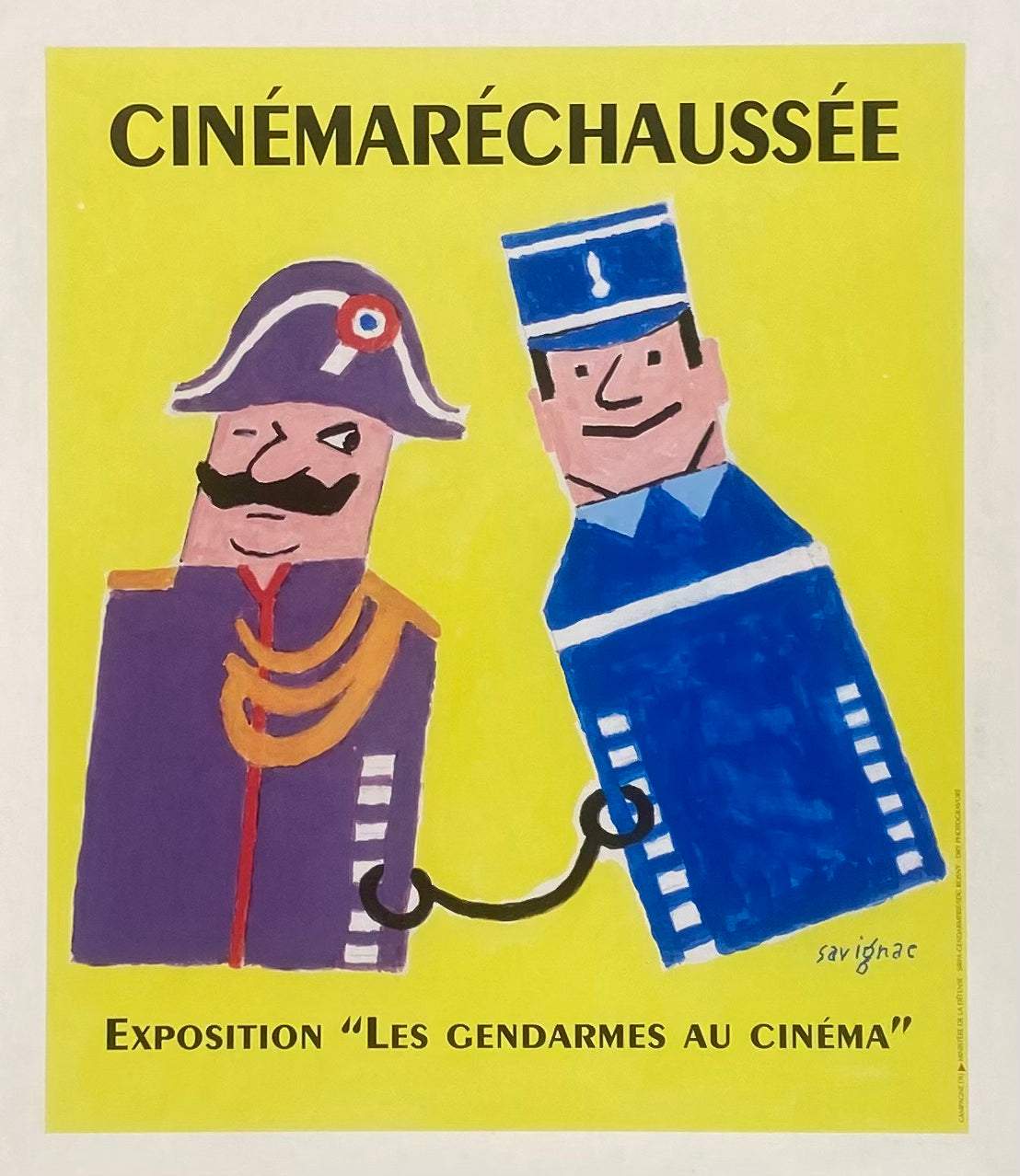 Affiche Cinémaréchaussée par Savignac