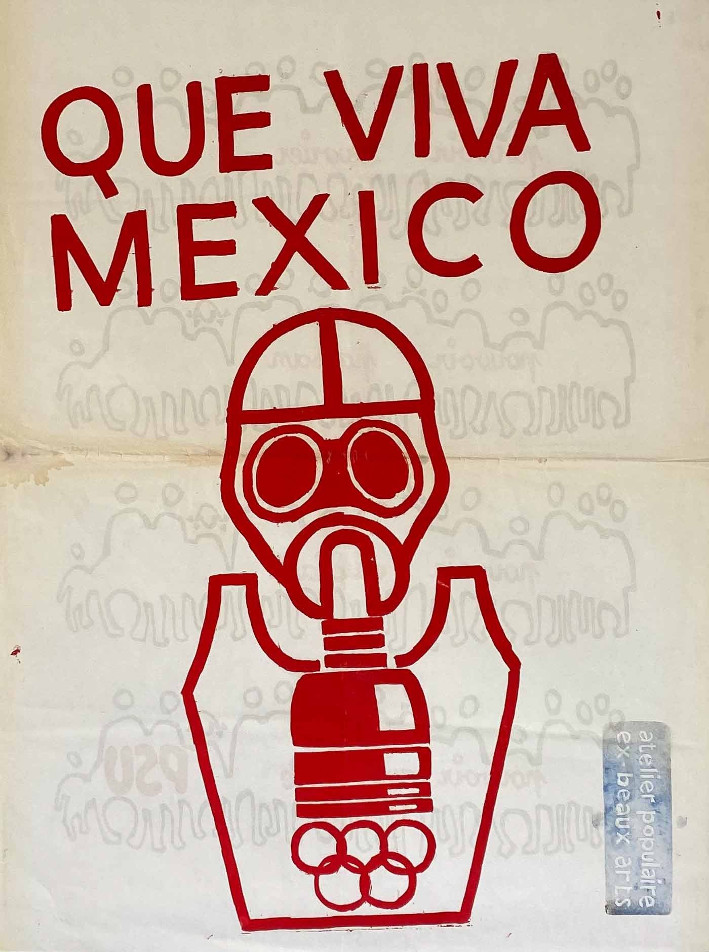 Affiche Collection Mai 68 Que Viva Mexico