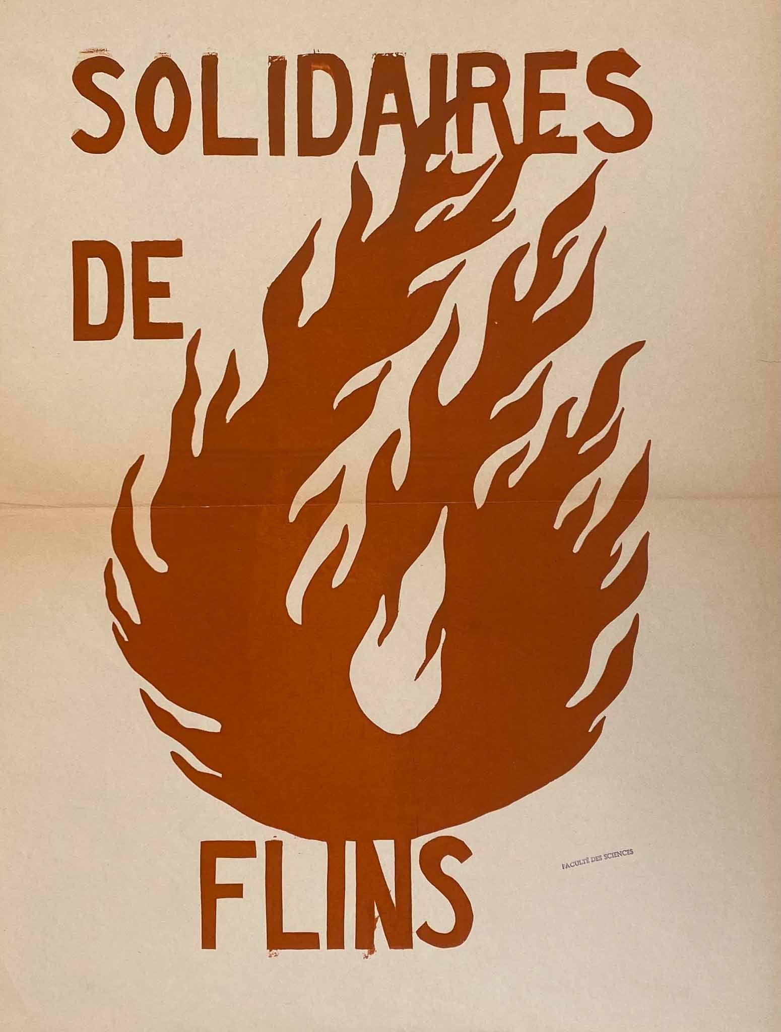 Affiche Collection Mai 68 Solidaires de Flins