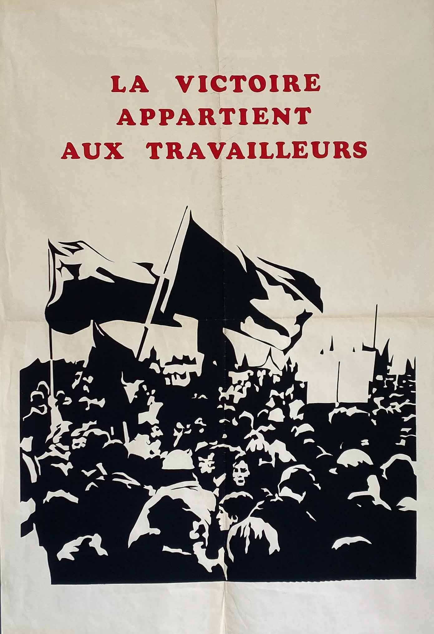 Affiche Collection Mai 68 La Victoire Appartient aux Travailleurs