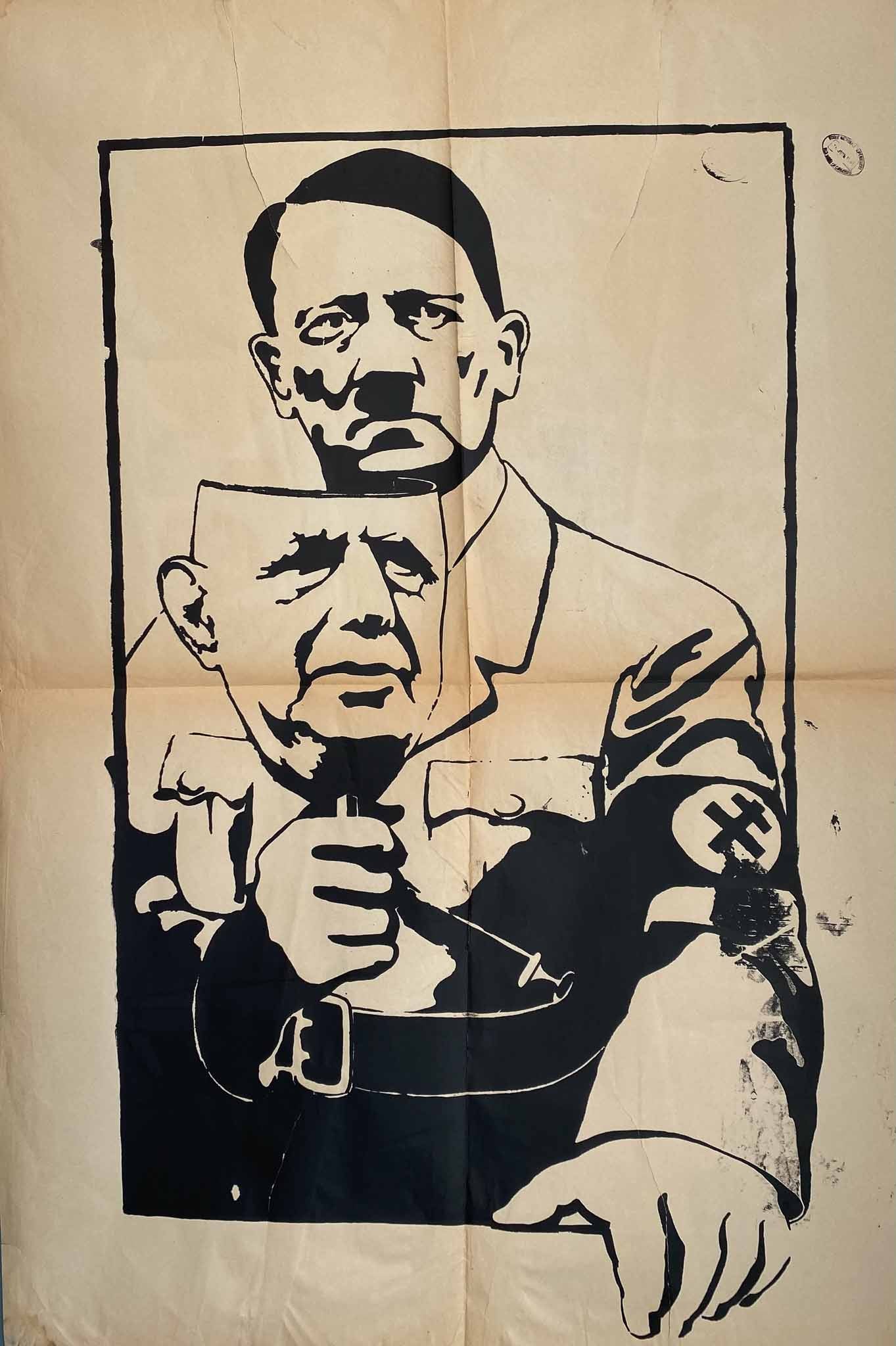 Affiche Collection Mai 68 Hitler De Gaulle