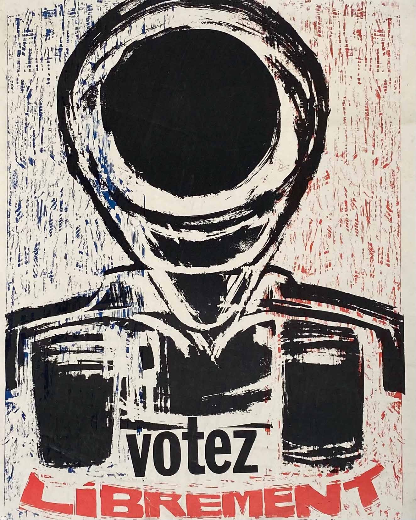 Affiche Collection Mai 68 Votez Librement