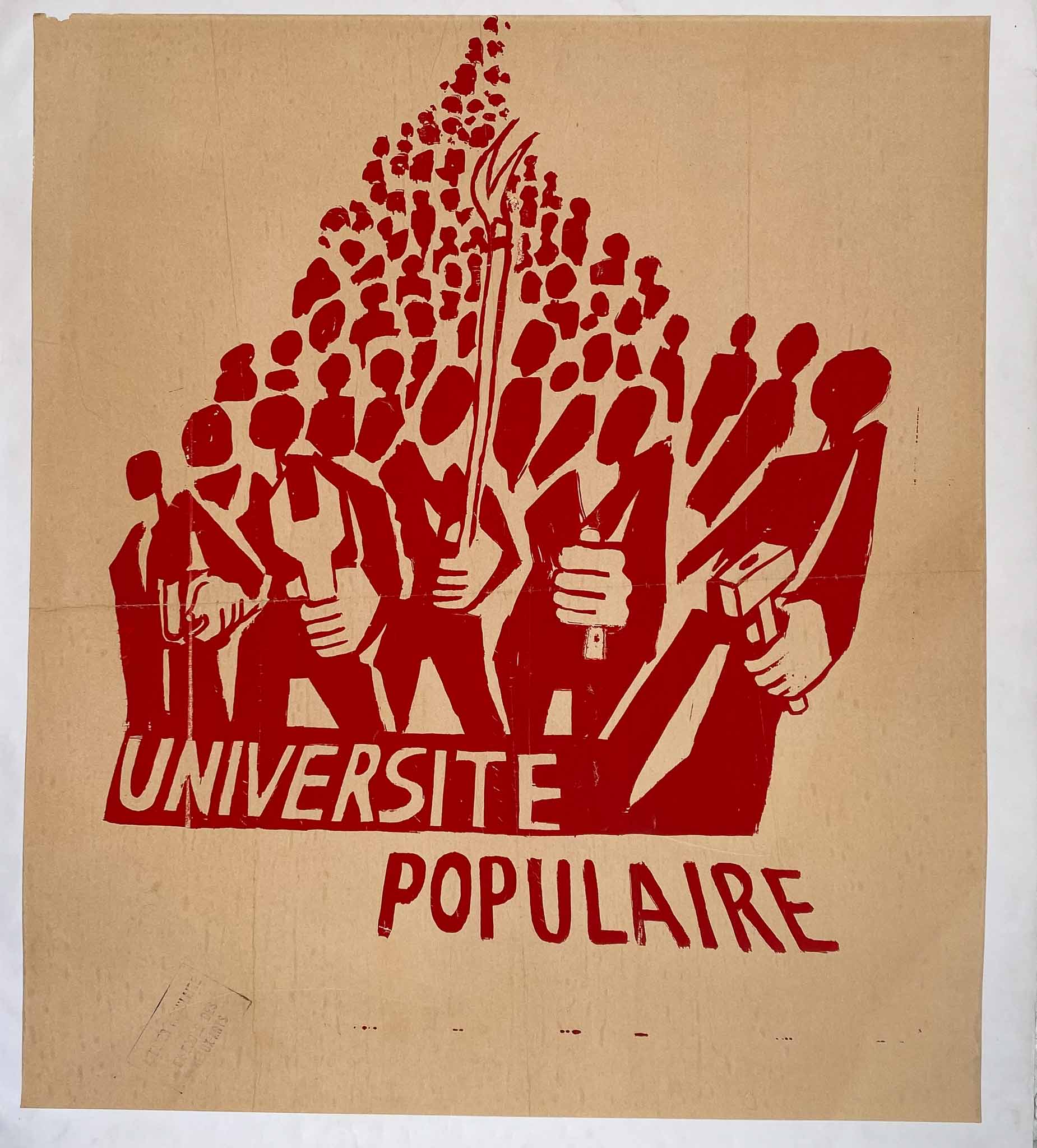 Affiche Collection Mai 68 Université Populaire