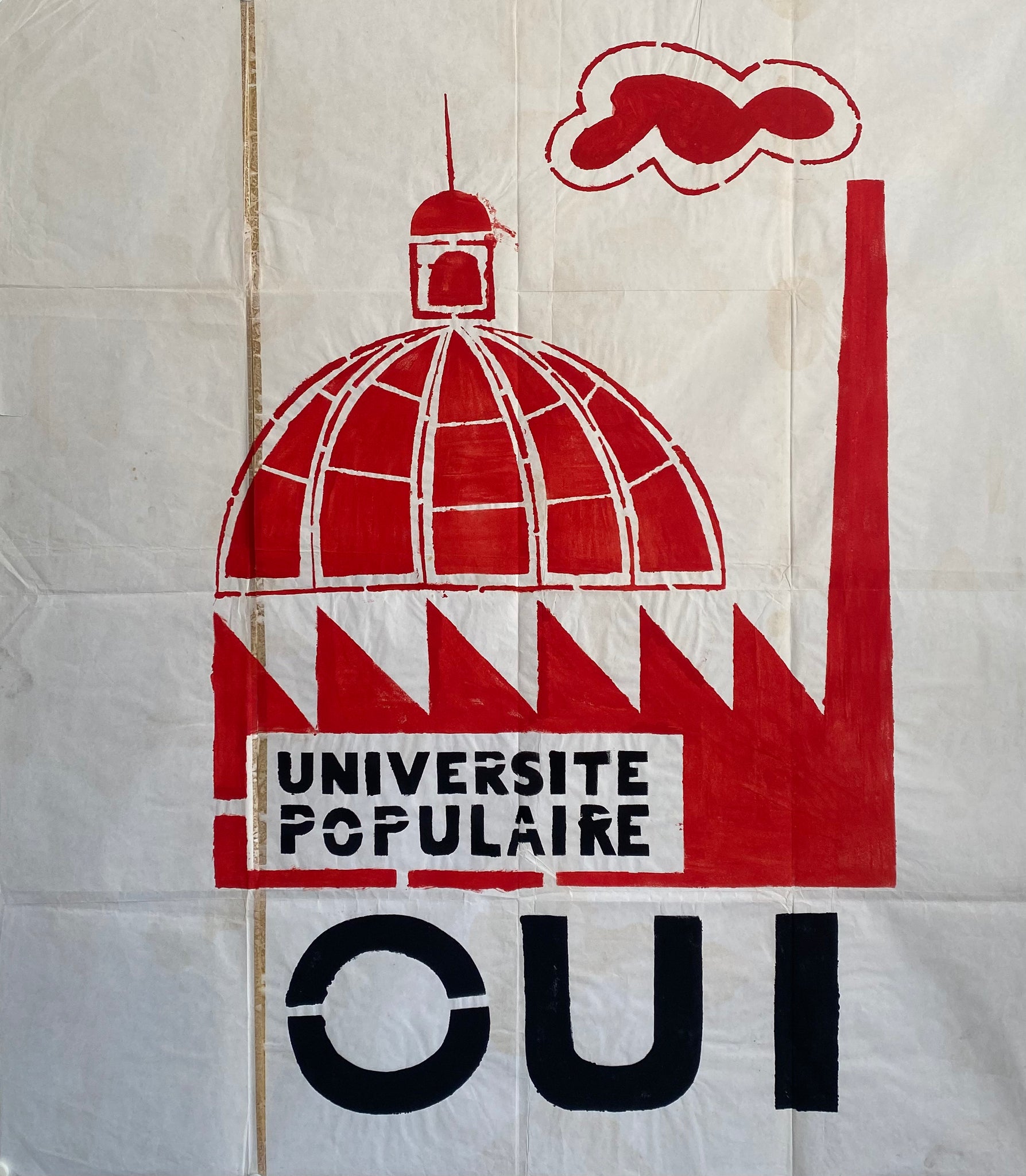 Affiche Collection Mai 68 Oui Université Populaire
