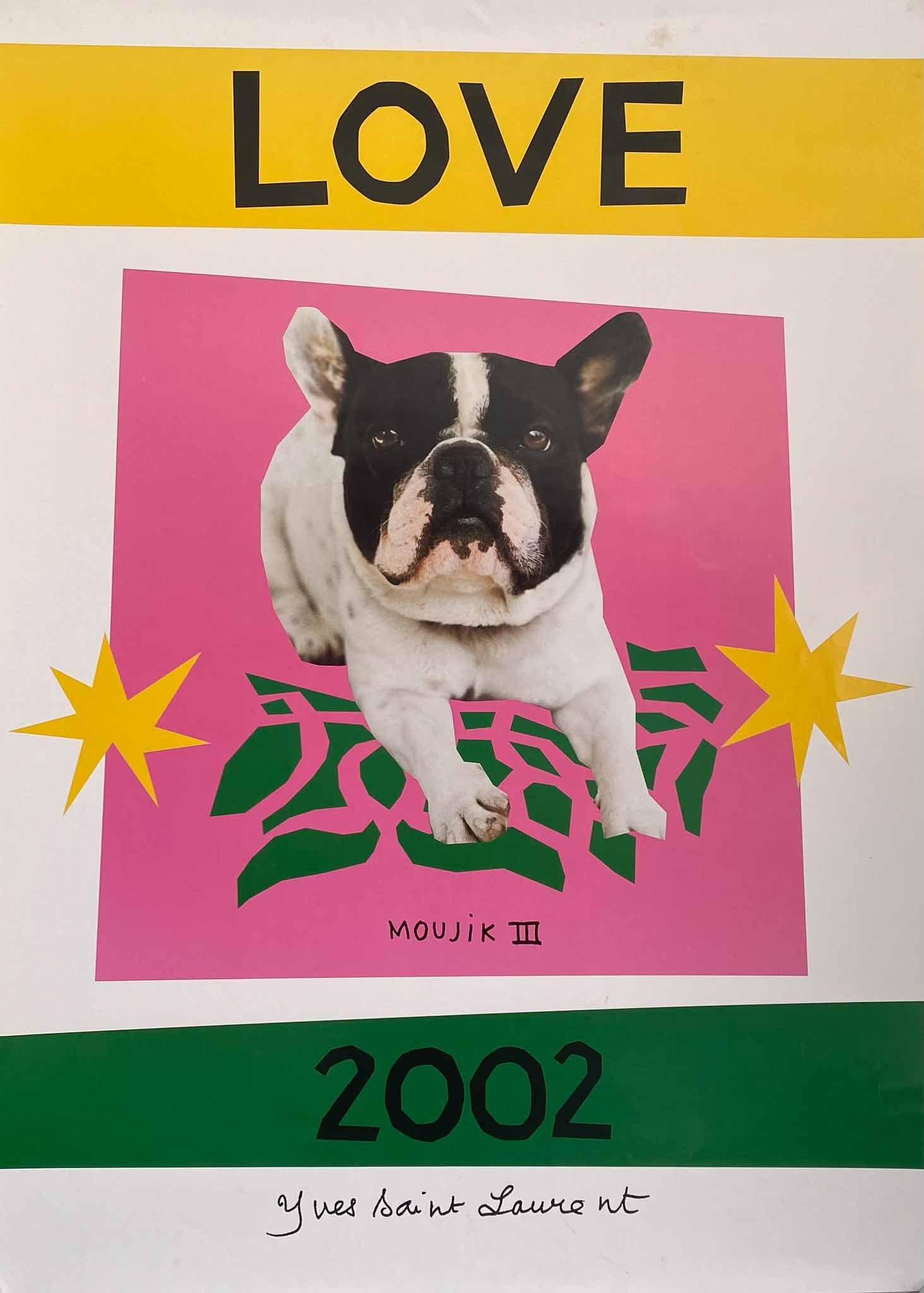 Affiche Love Moujik III   par Yves Saint Laurent, 2002