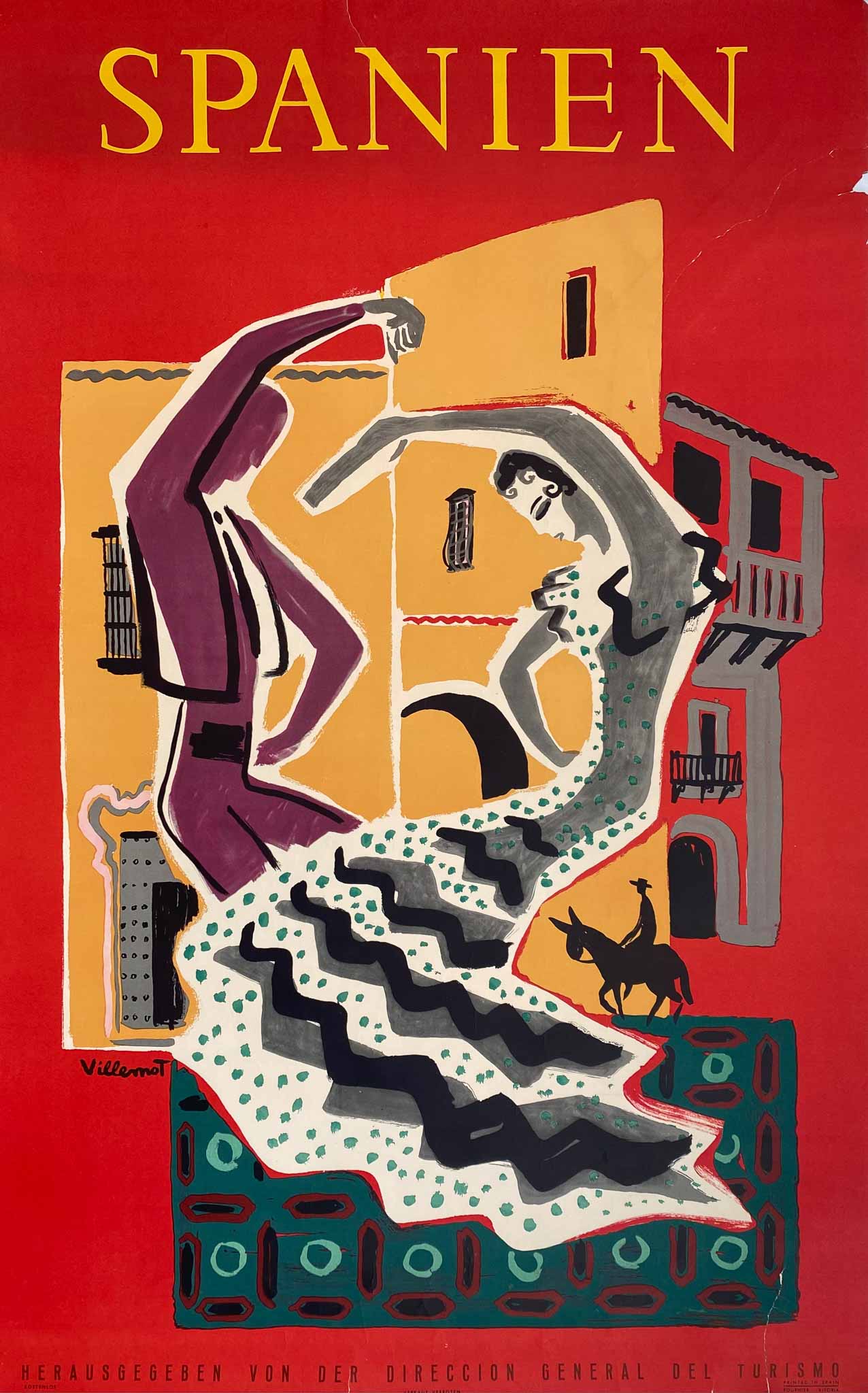 Affiche Montserrat - Espagne - Affiche Vintage