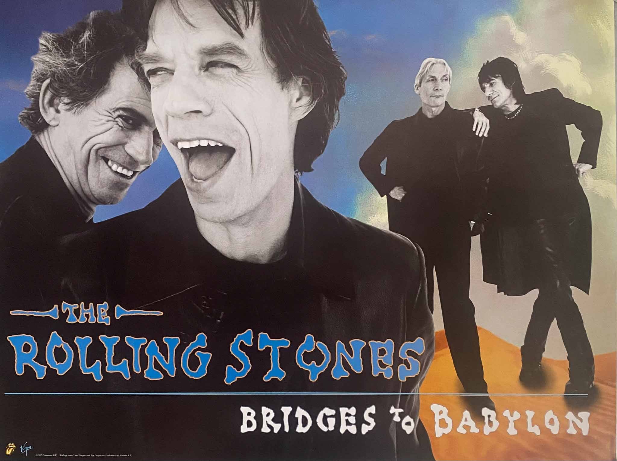 Affiche The Rolling Stones Bridges To Babylon  1997