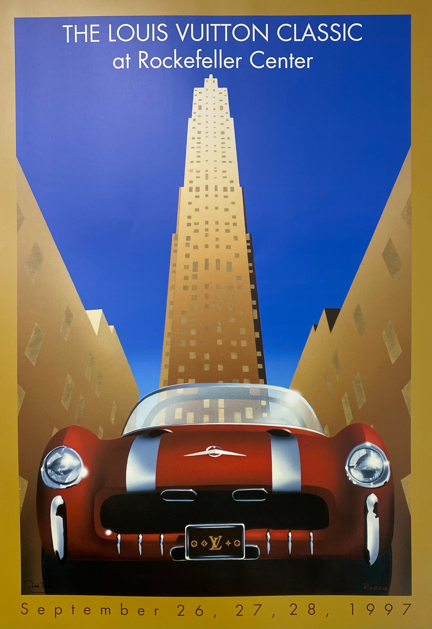  Affiche  Rockefeller Center Small Par Razzia 1997