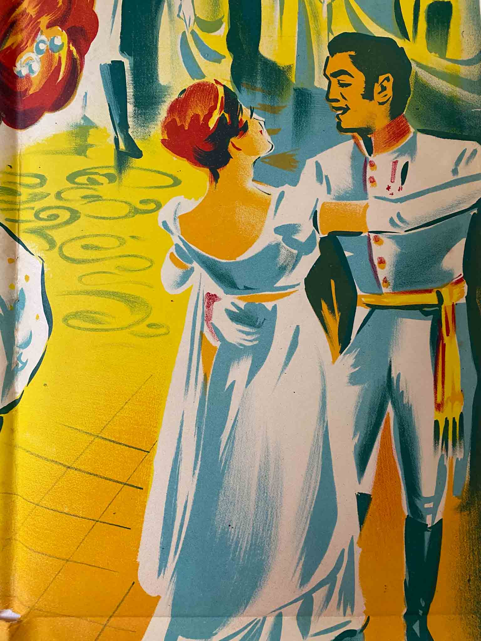 Affiche drame historique avec des danseurs dans un bal somptueux.