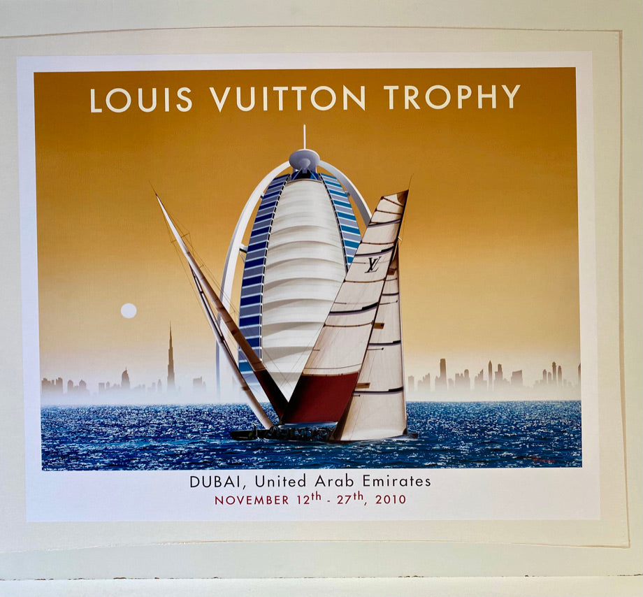 Affiche Louis Vuitton Trophy - Dubaï  Emirats Arabe Unis - Razzia 2010