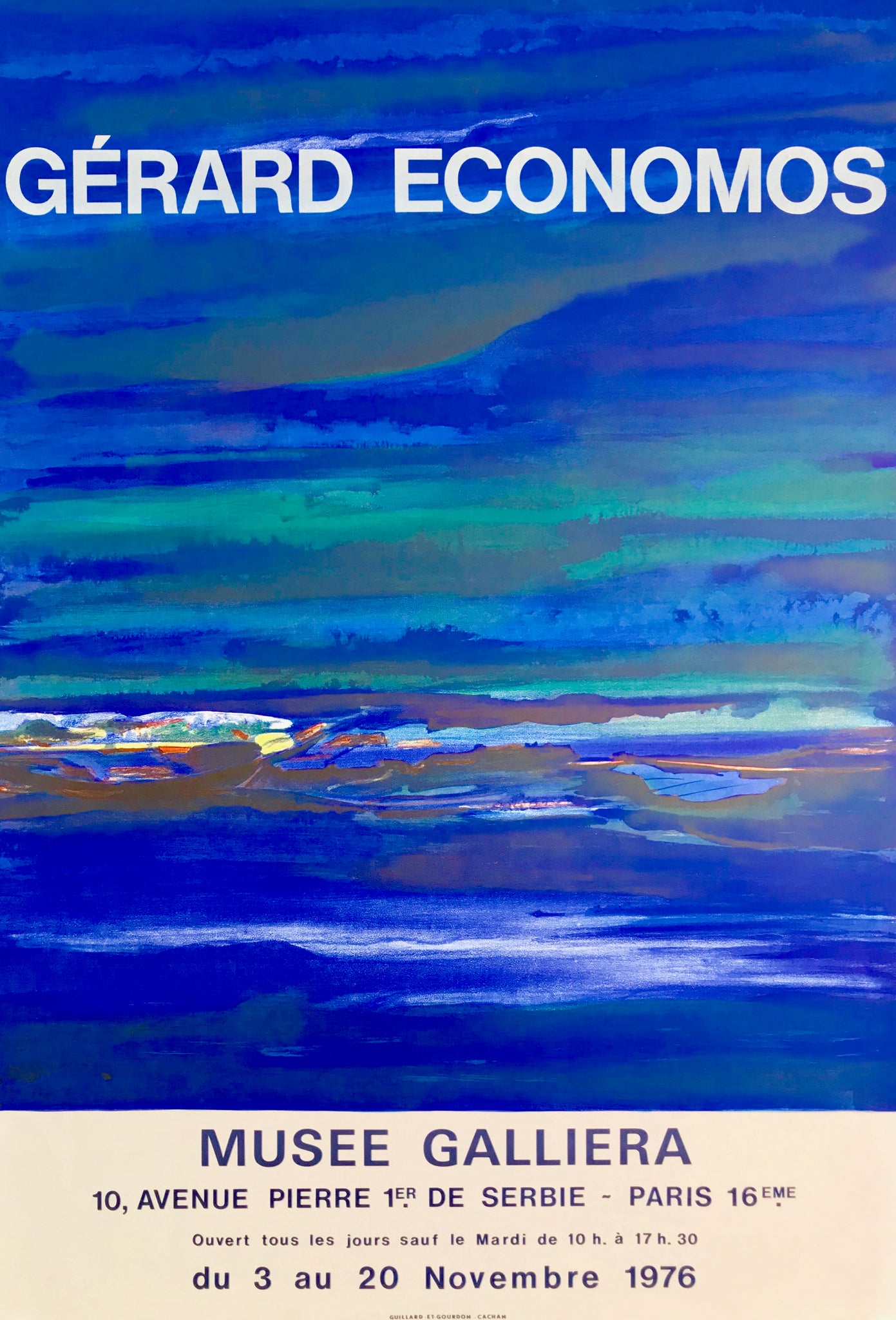 Affiche Musée Galliera Gerard Economos, 1976