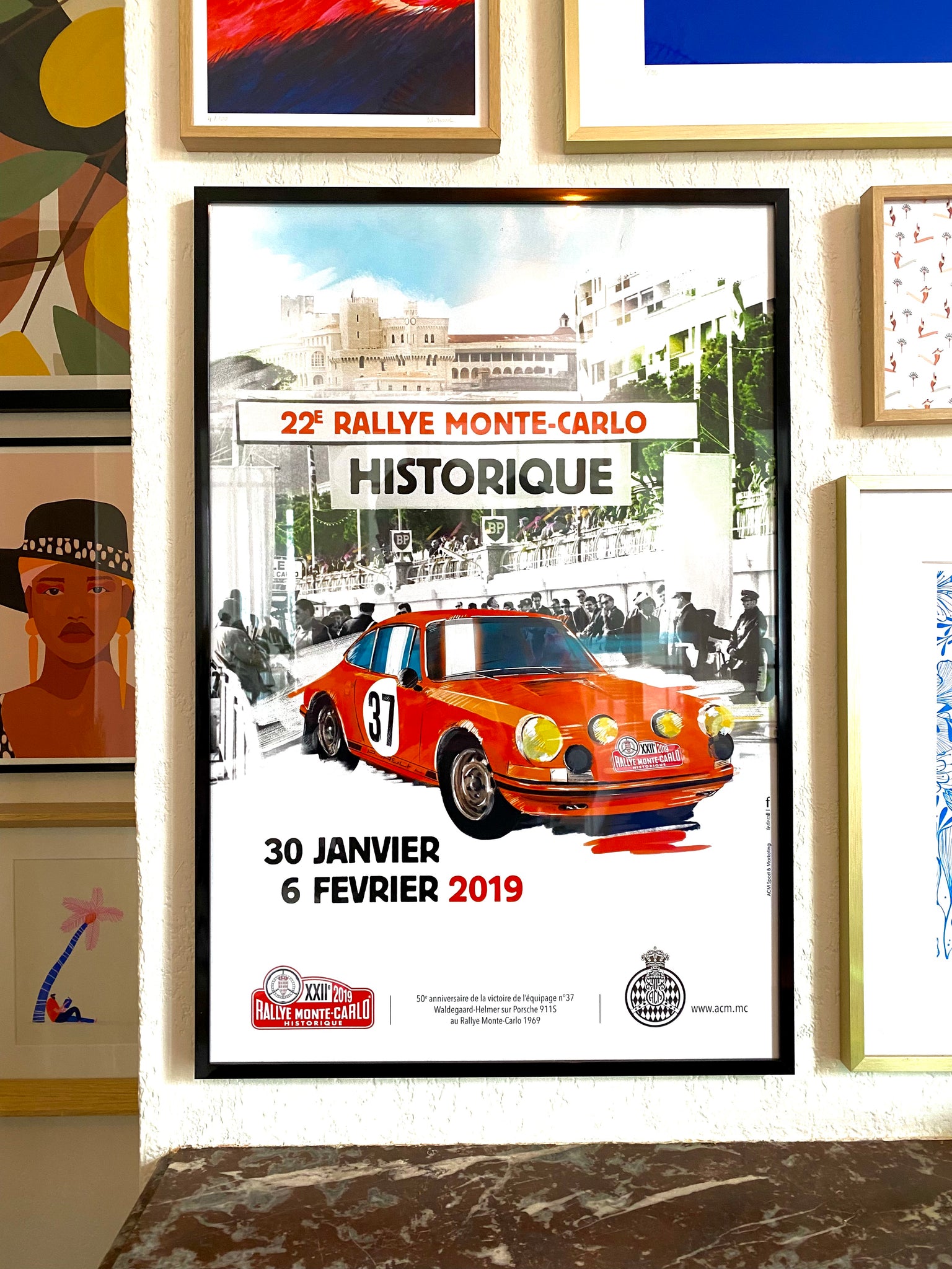 Affiche 22e Rallye Historique Monte Carlo 2019