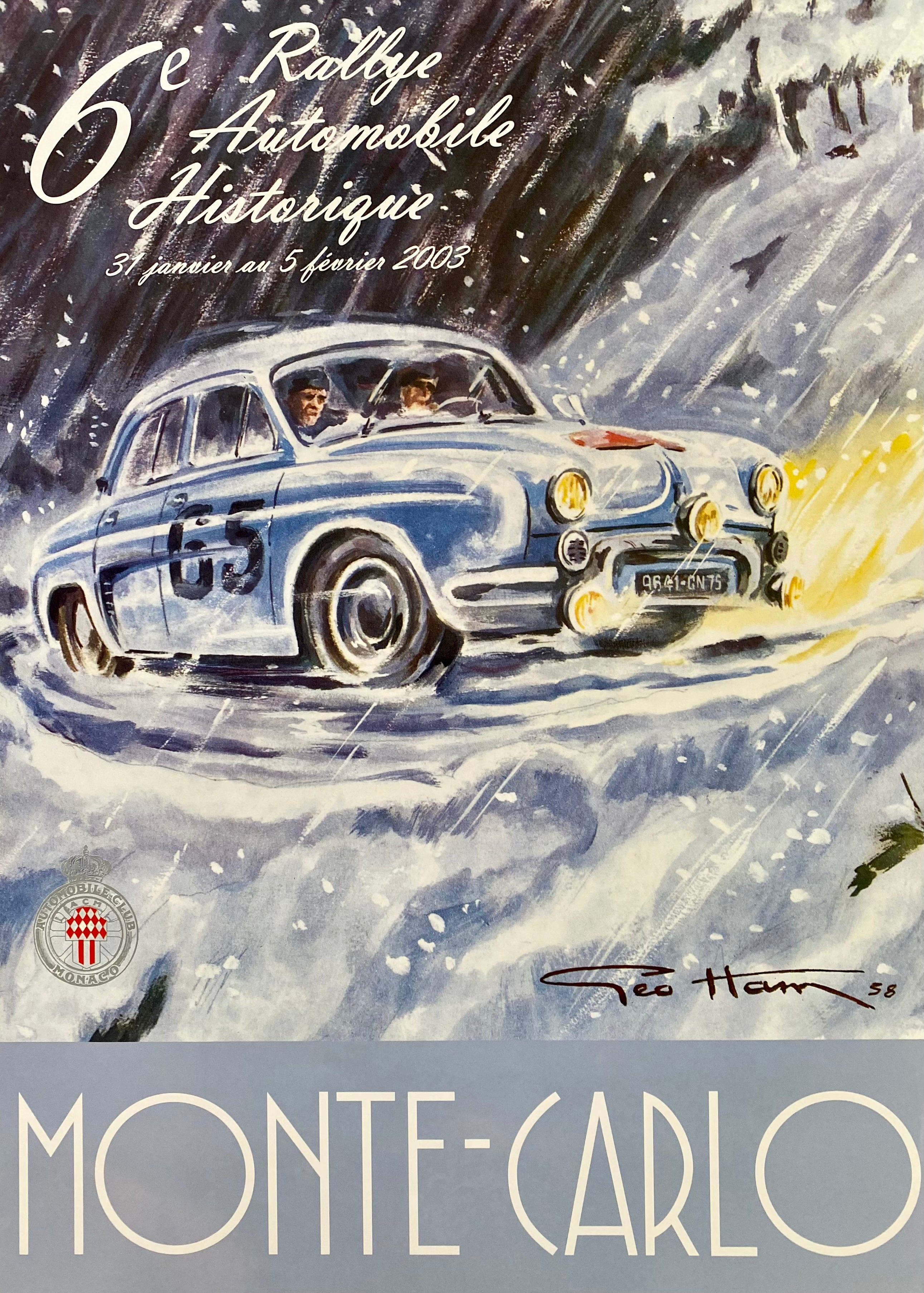 Rallye - Plaque Émaillée 84ème Édition Rallye Monaco Rallye - Plaque Émaillée 84ème Édition Rallye Monaco