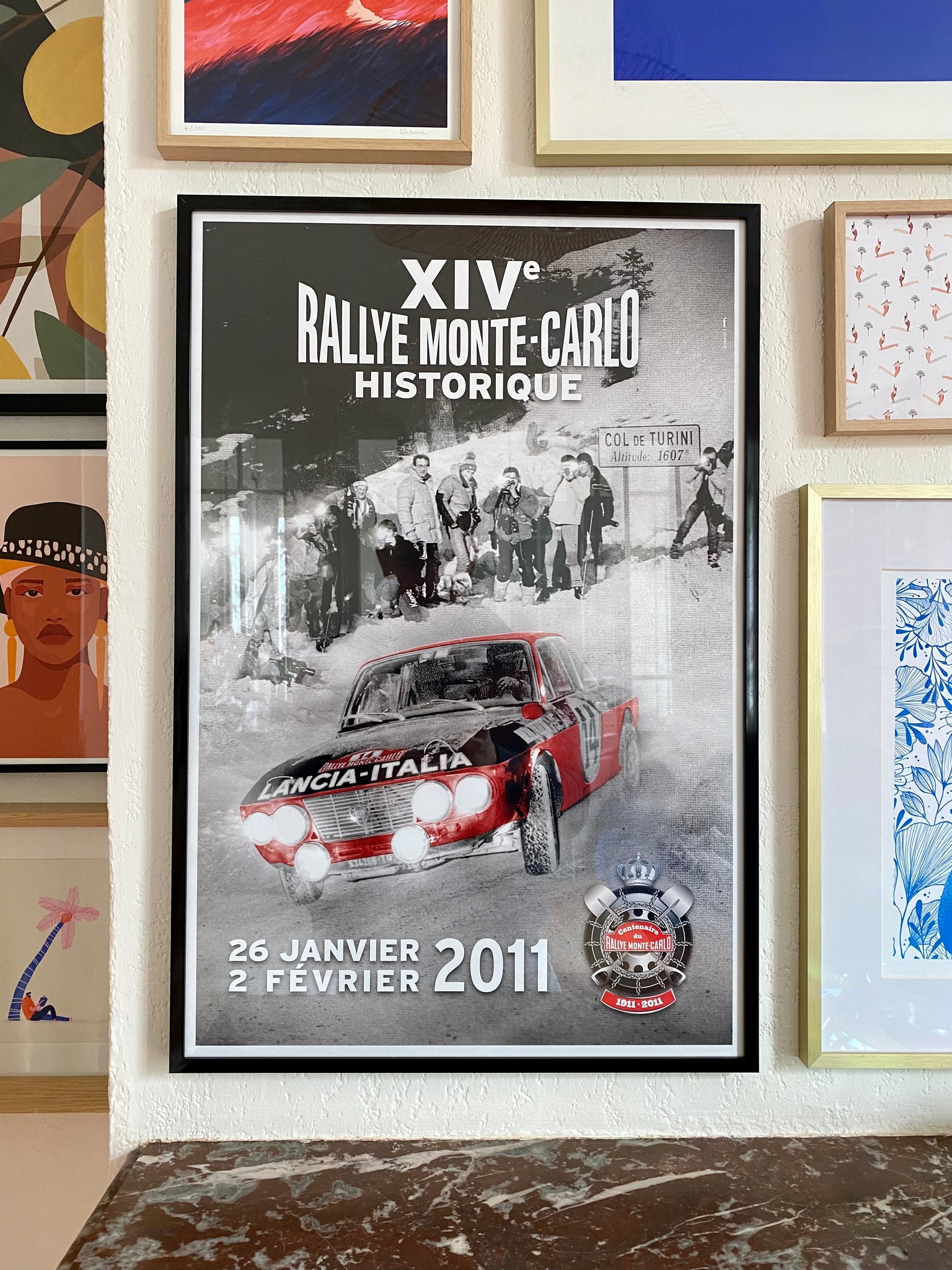 Affiche 14e Rallye Historique Monte Carlo 2011