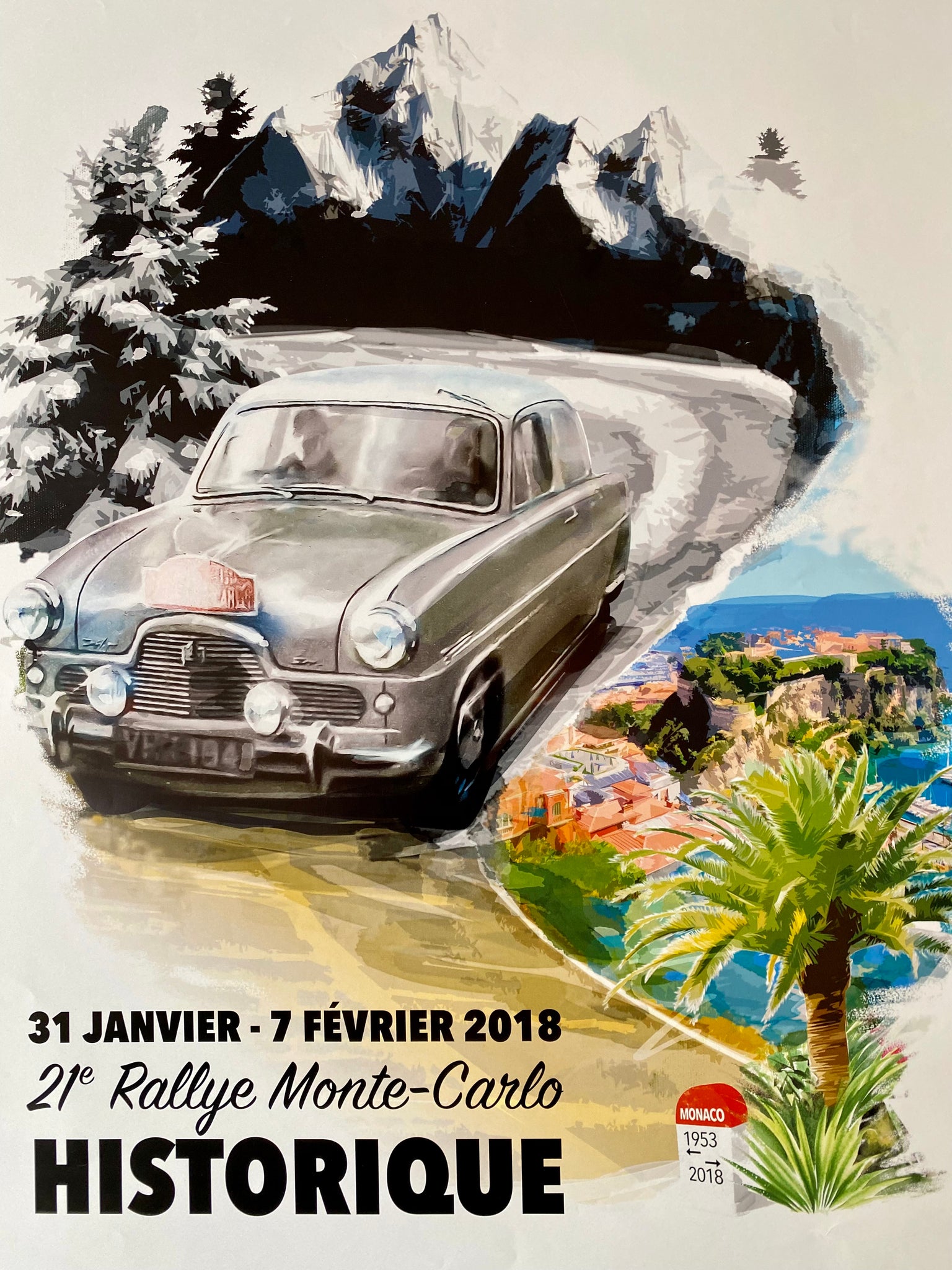 Affiche Officielle Rallye Monte Carlo 2014 Historique Affiche Officielle Rallye Monte Carlo 2014 Historique