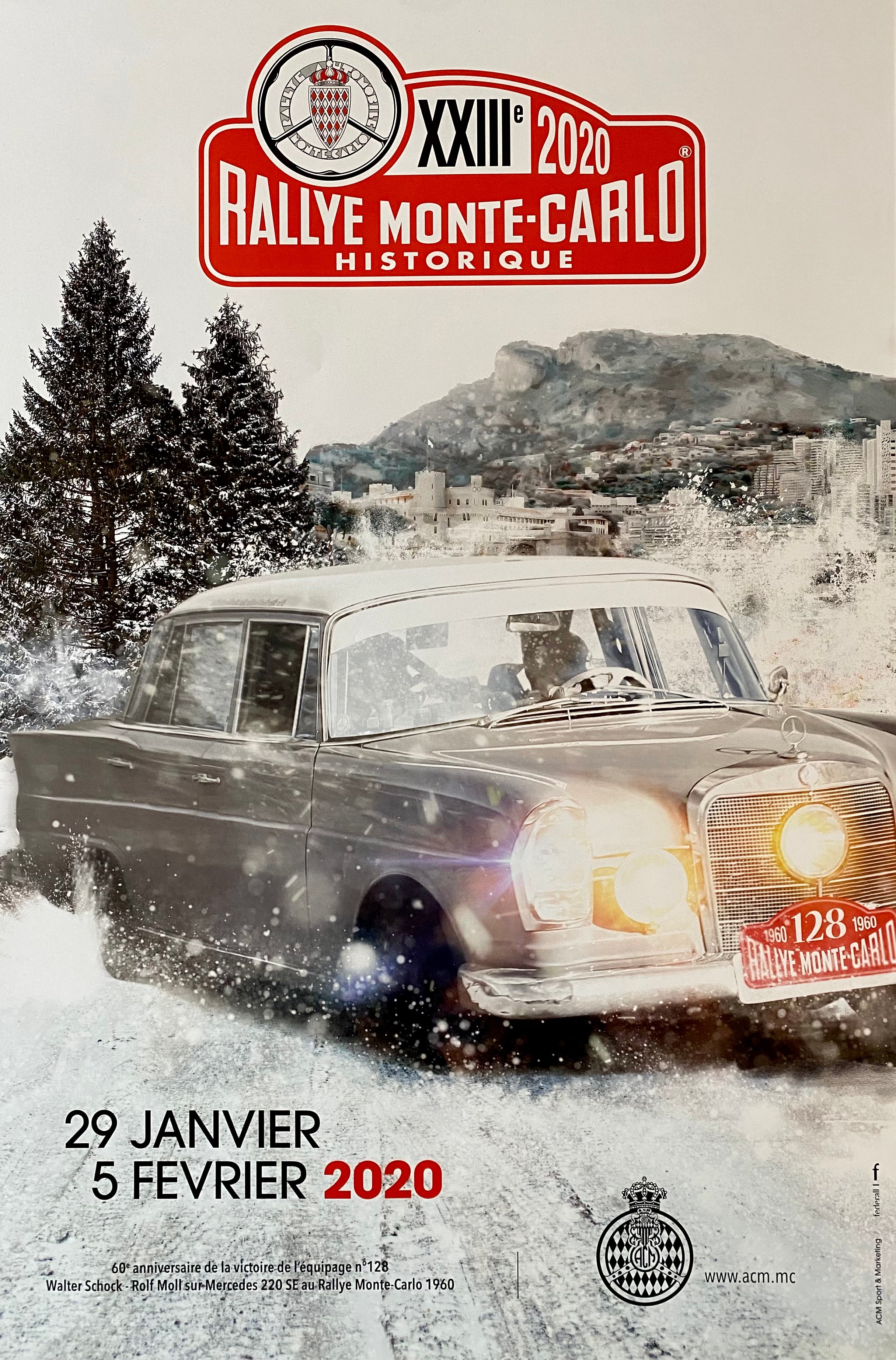 Affiche 3e Rallye Historique Monte Carlo 2000 - Affiches Françaises Affiche 3e Rallye Historique Monte Carlo 2000 - Affiches Françaises