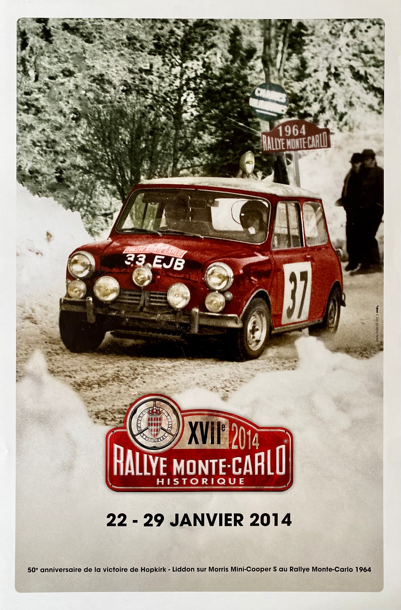 Affiche 17e Rallye Historique Monte Carlo 2014