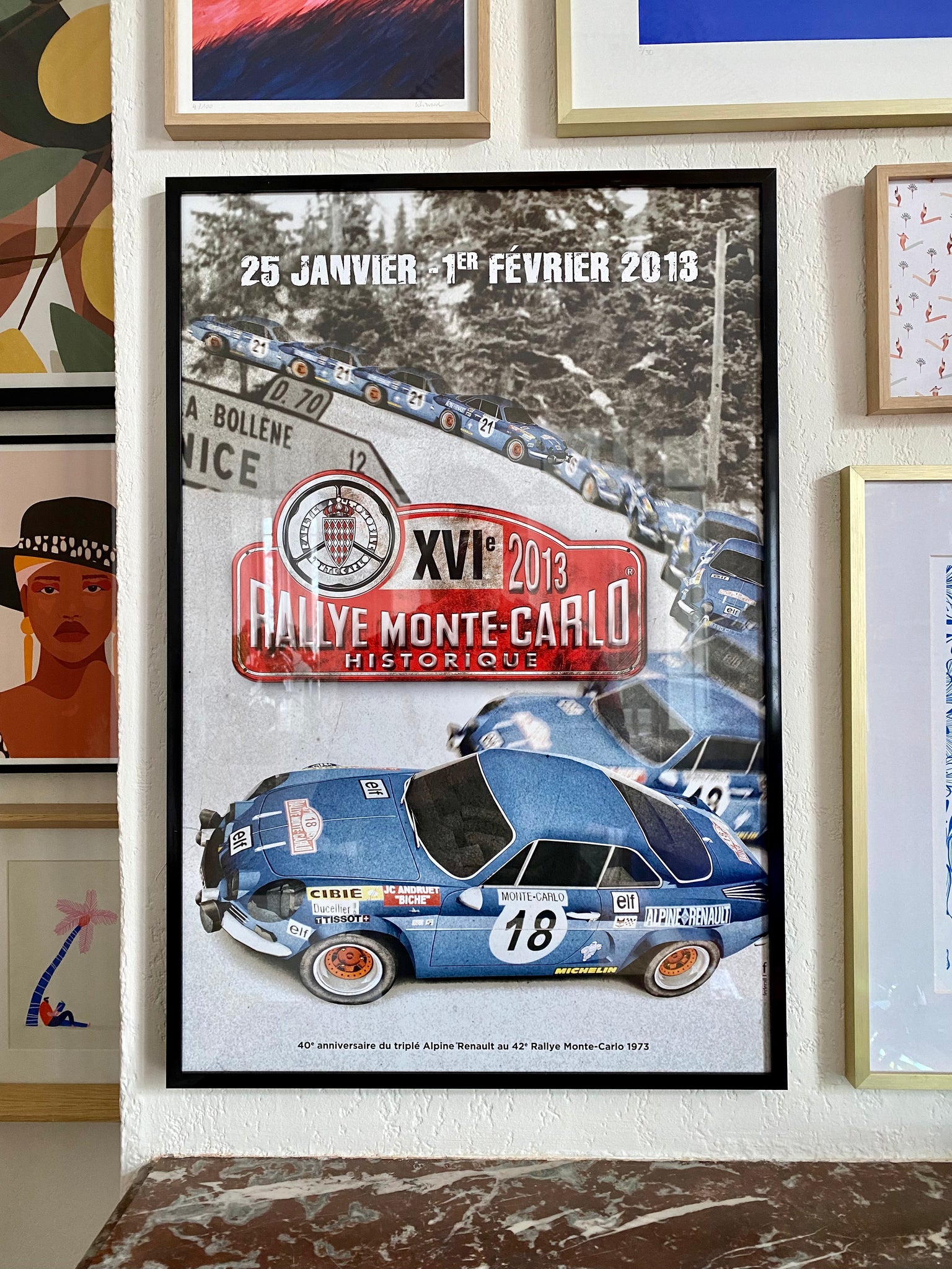 Affiche 16e Rallye Historique Monte Carlo 2013
