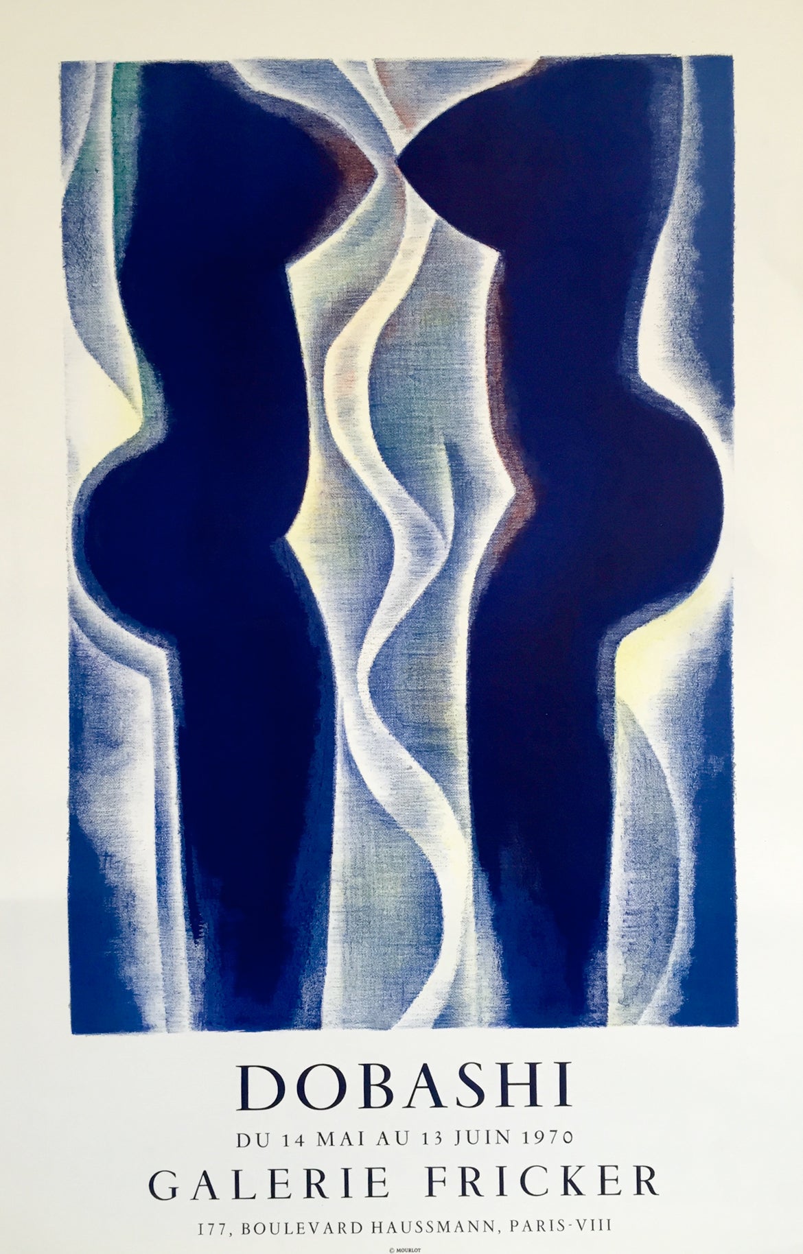 Affiche Galerie Friecker Par Jun Dobashi, 1970