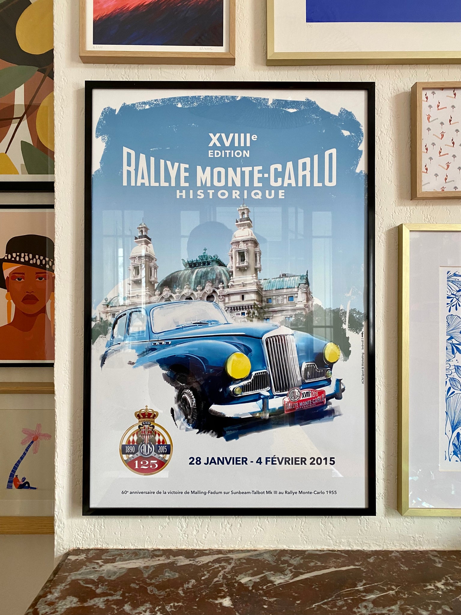 Affiche 18e Rallye Historique Monte Carlo 2015