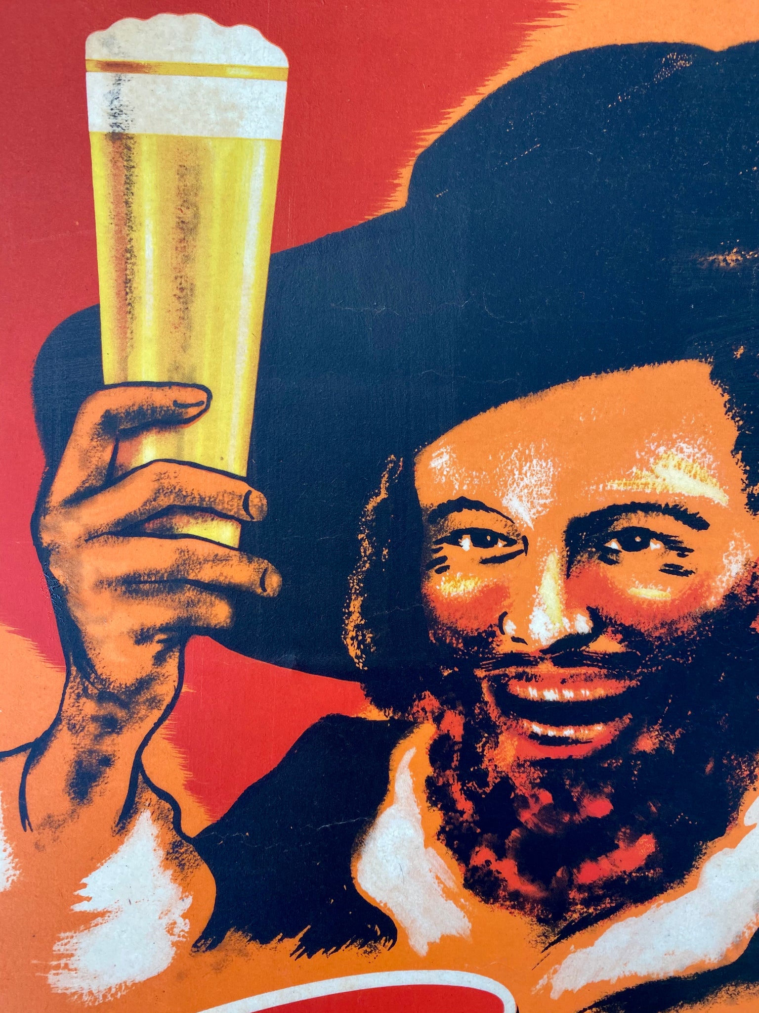 Affiche ancienne Bières Rubens  par Maurice Pecnard, 1949